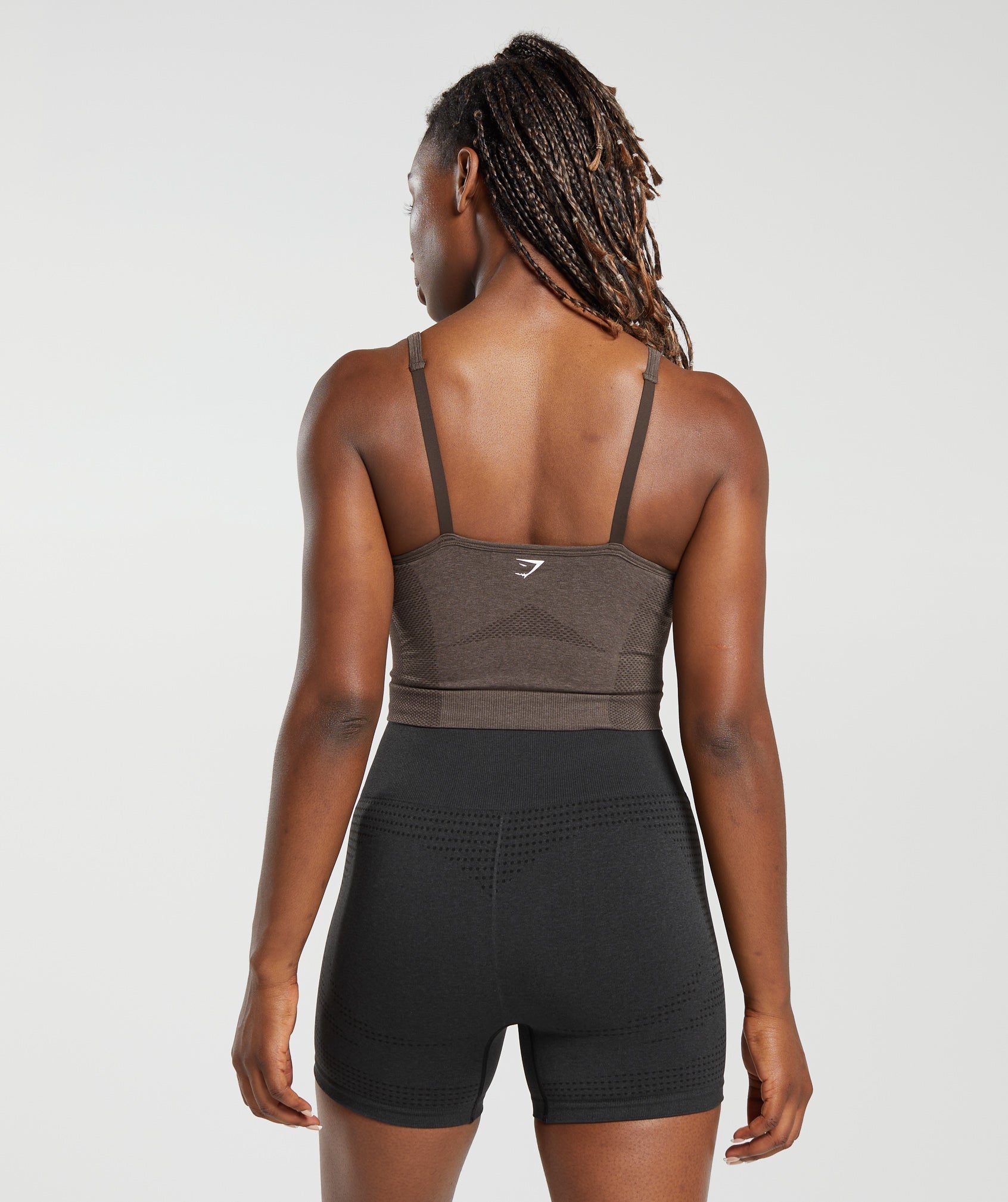 Vital Seamless 2.0 Midi Tank in Brown Marl - view 2