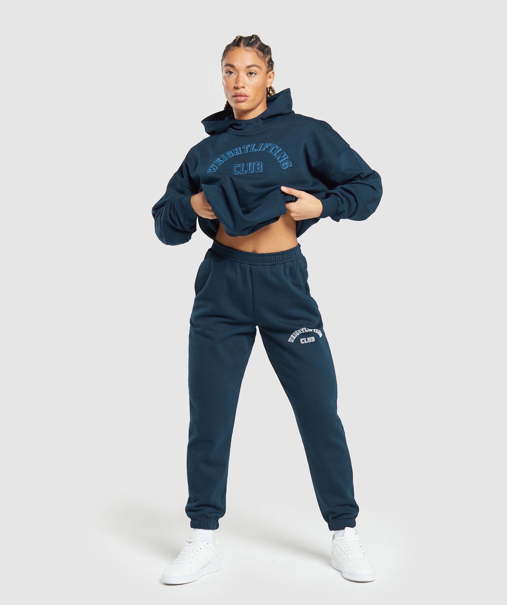 Weightlifting Oversized Hoodie in Navy - view 4