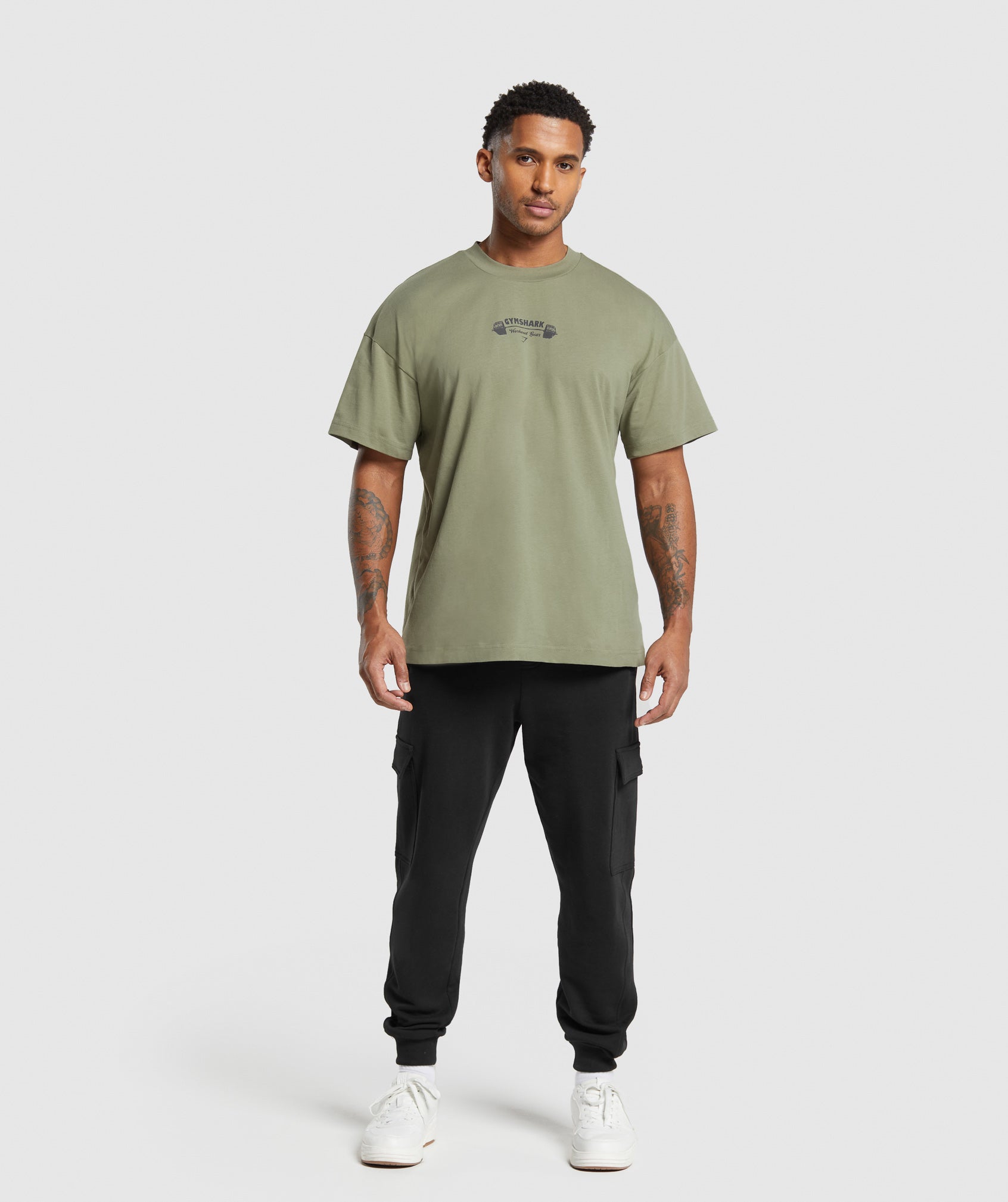 Workout Gear T-Shirt in Utility Green - view 3