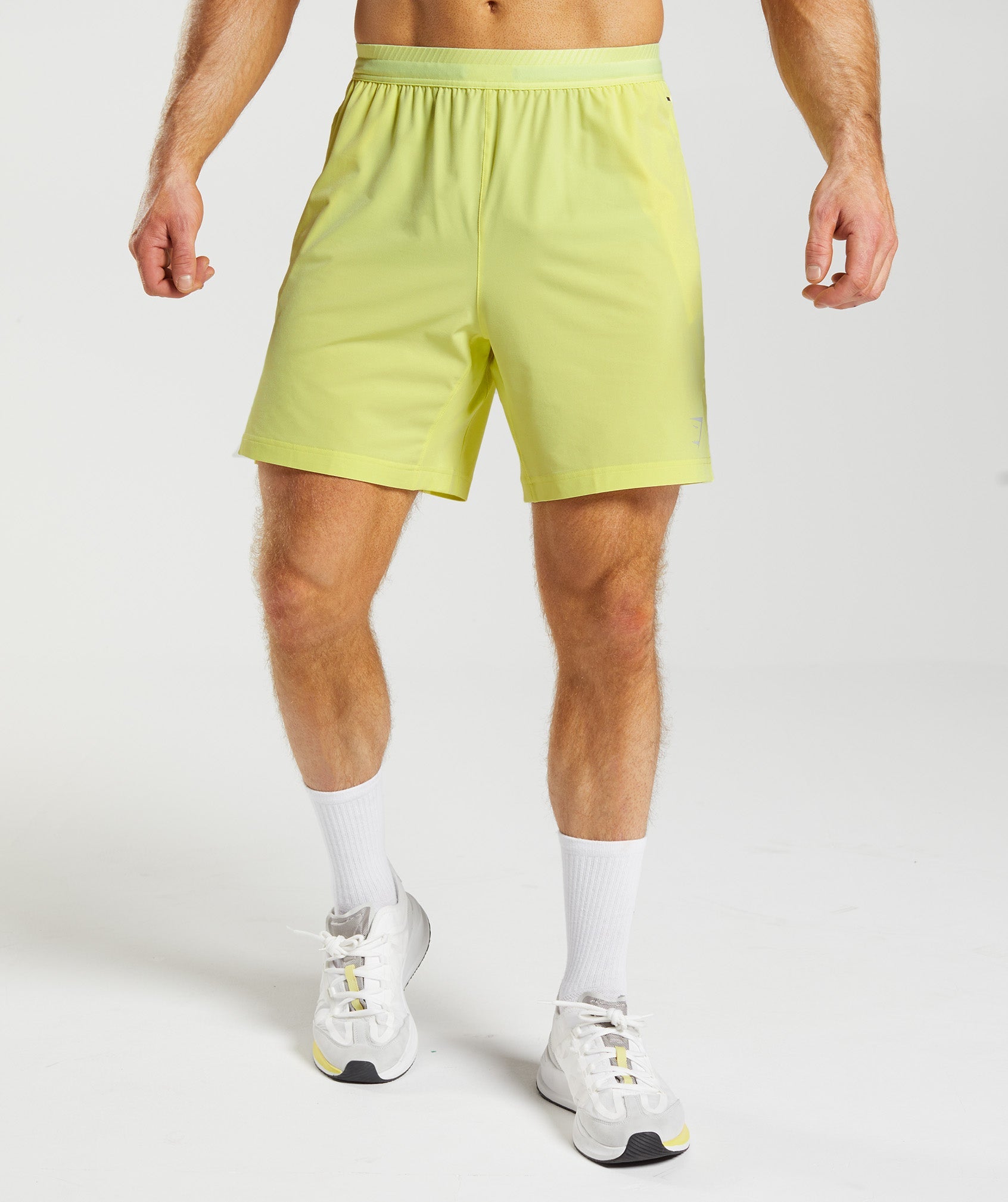 Apex 7" Hybrid Shorts in Firefly Green