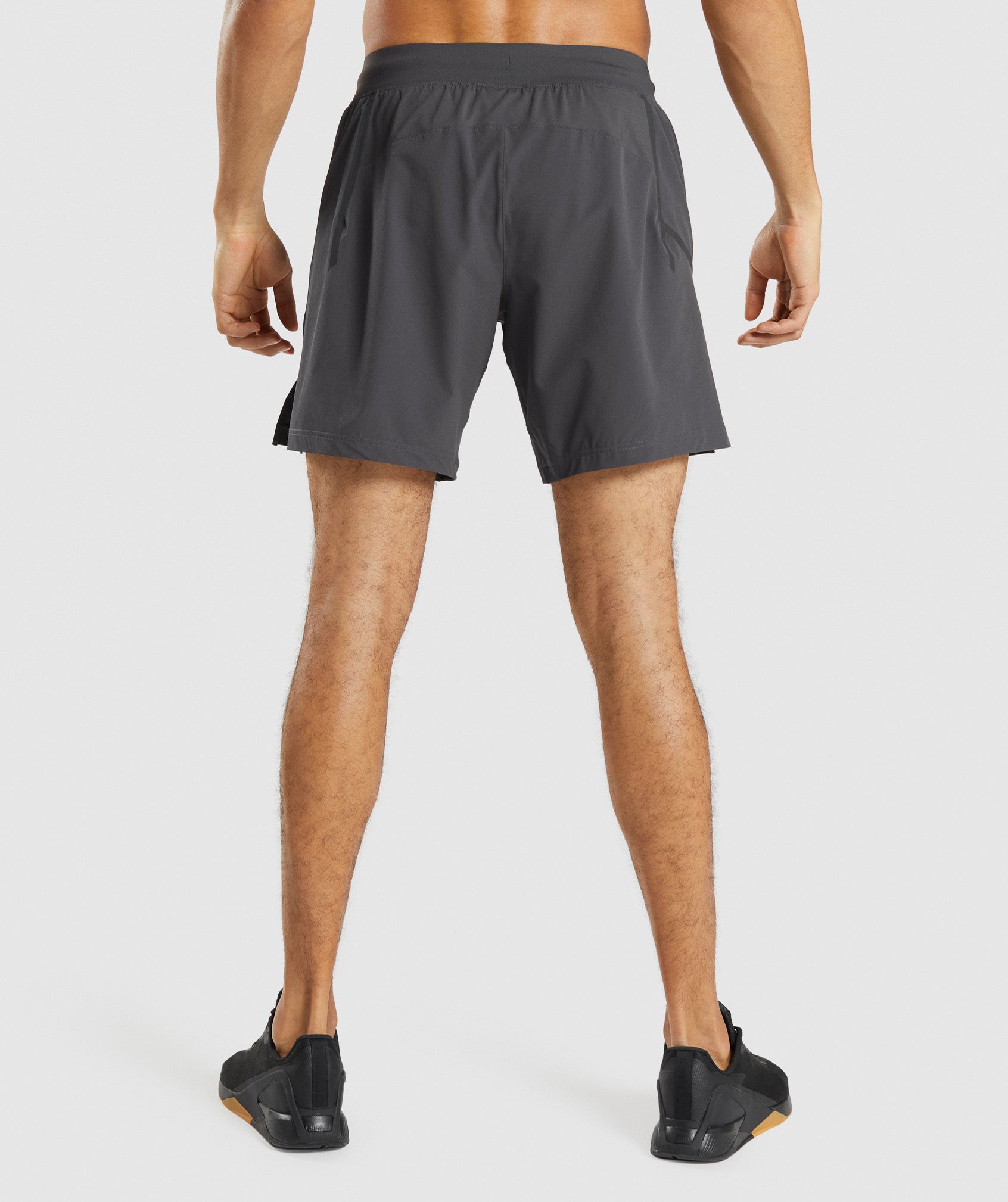 Apex 8" Function Shorts in Onyx Grey