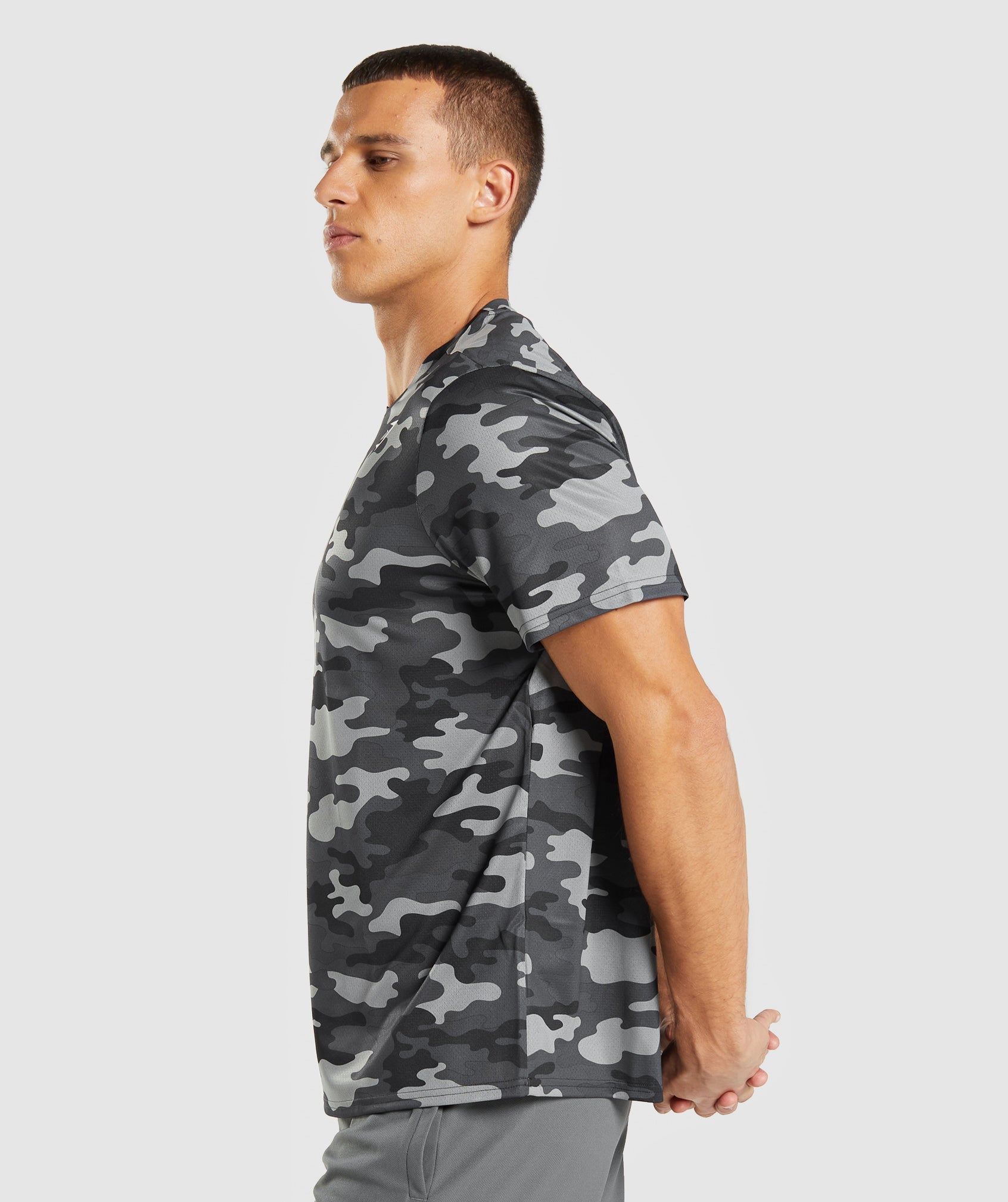 Arrival T-Shirt in Grey Print