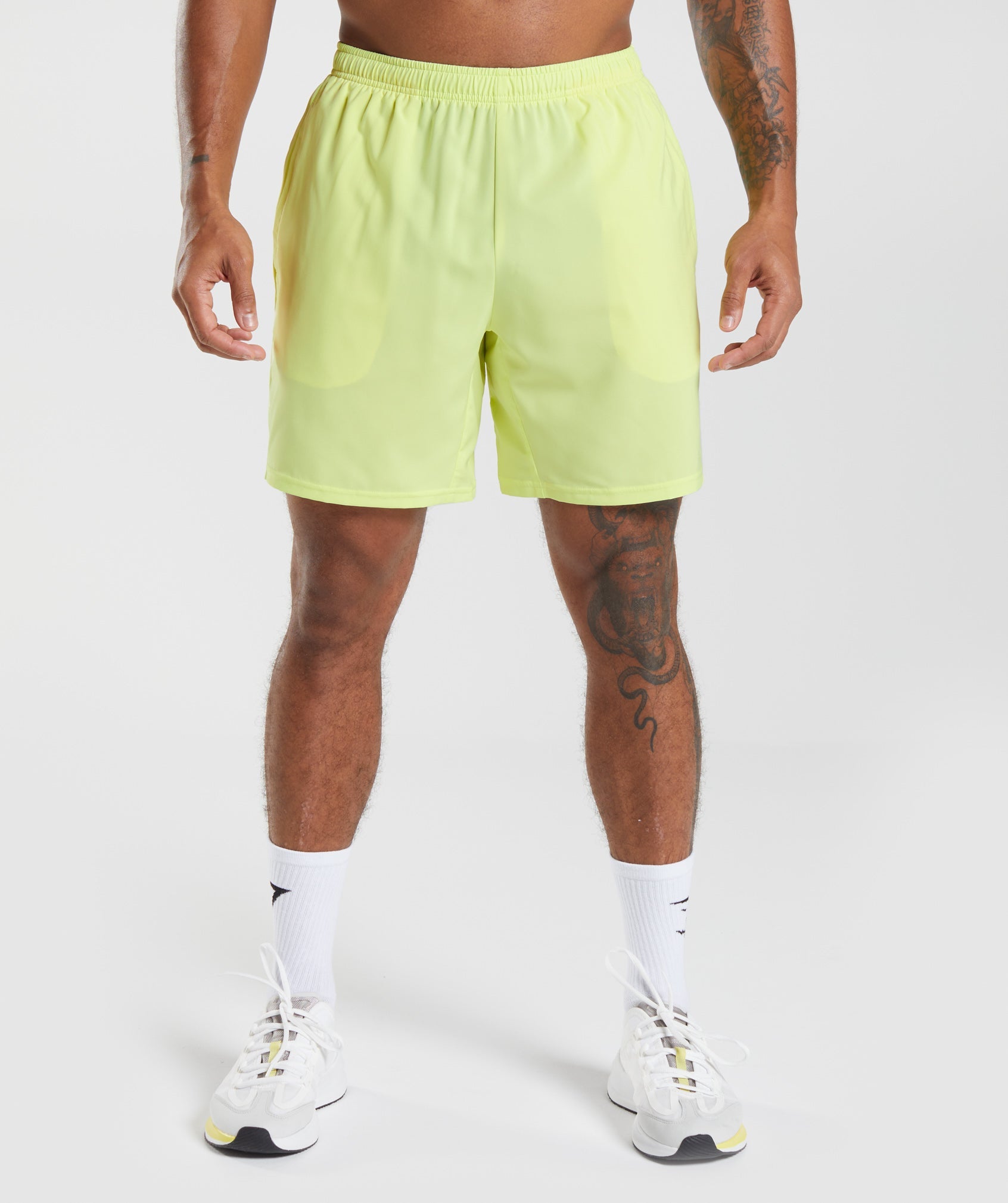 Arrival 7" Shorts in Firefly Green