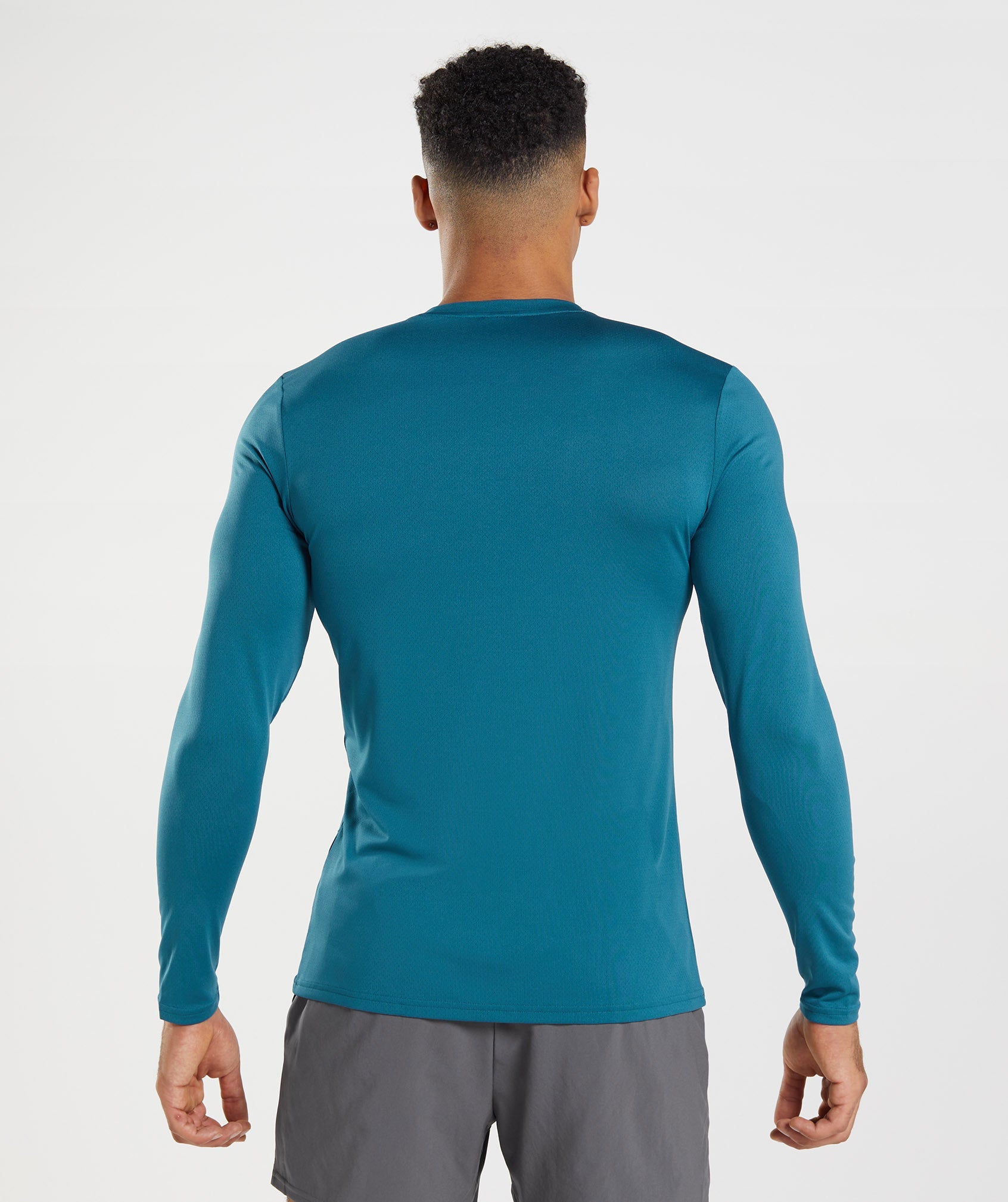 Arrival Long Sleeve T-Shirt in Atlantic Blue - view 2