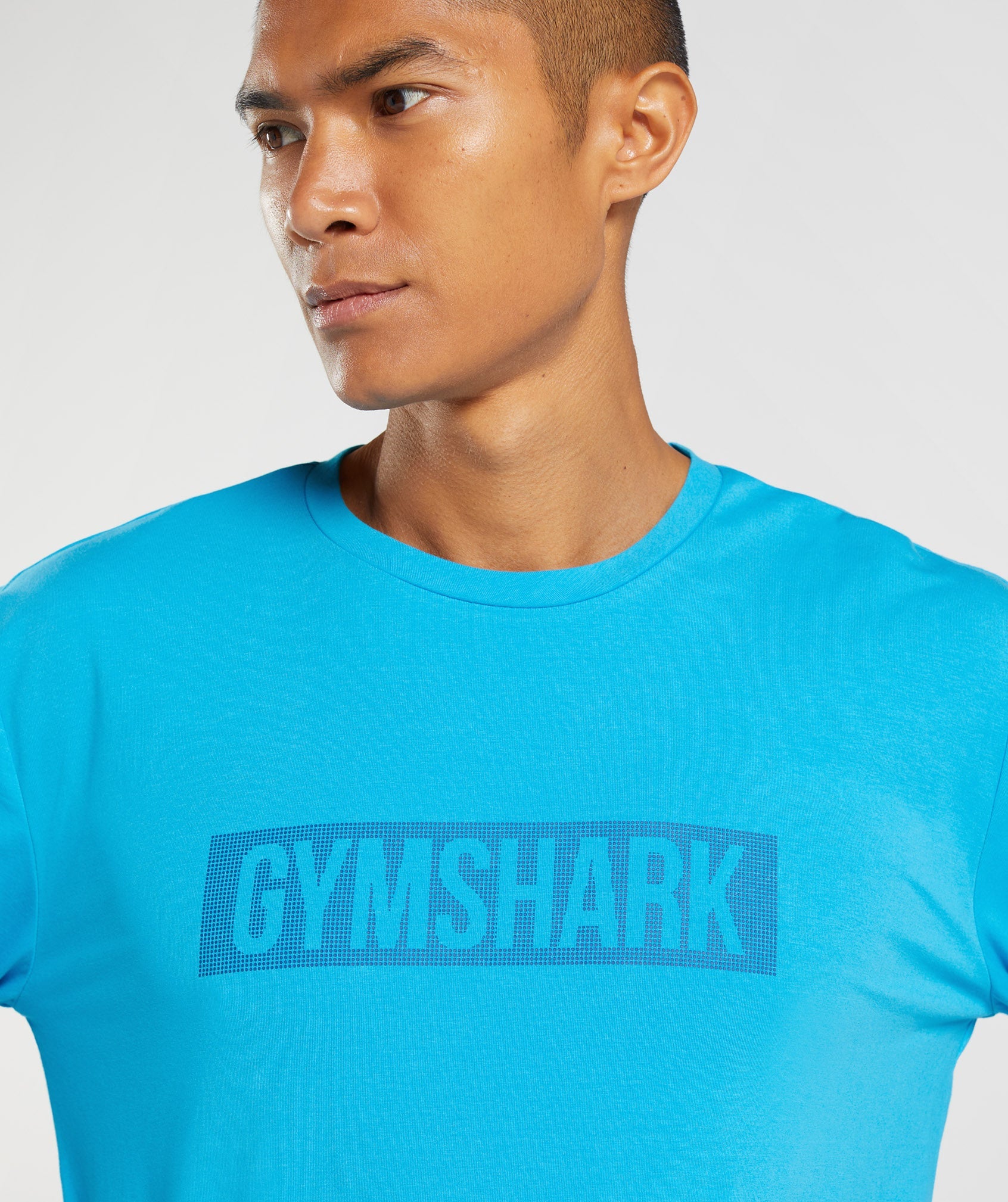 Block Long Sleeve T-Shirt in Shark Blue