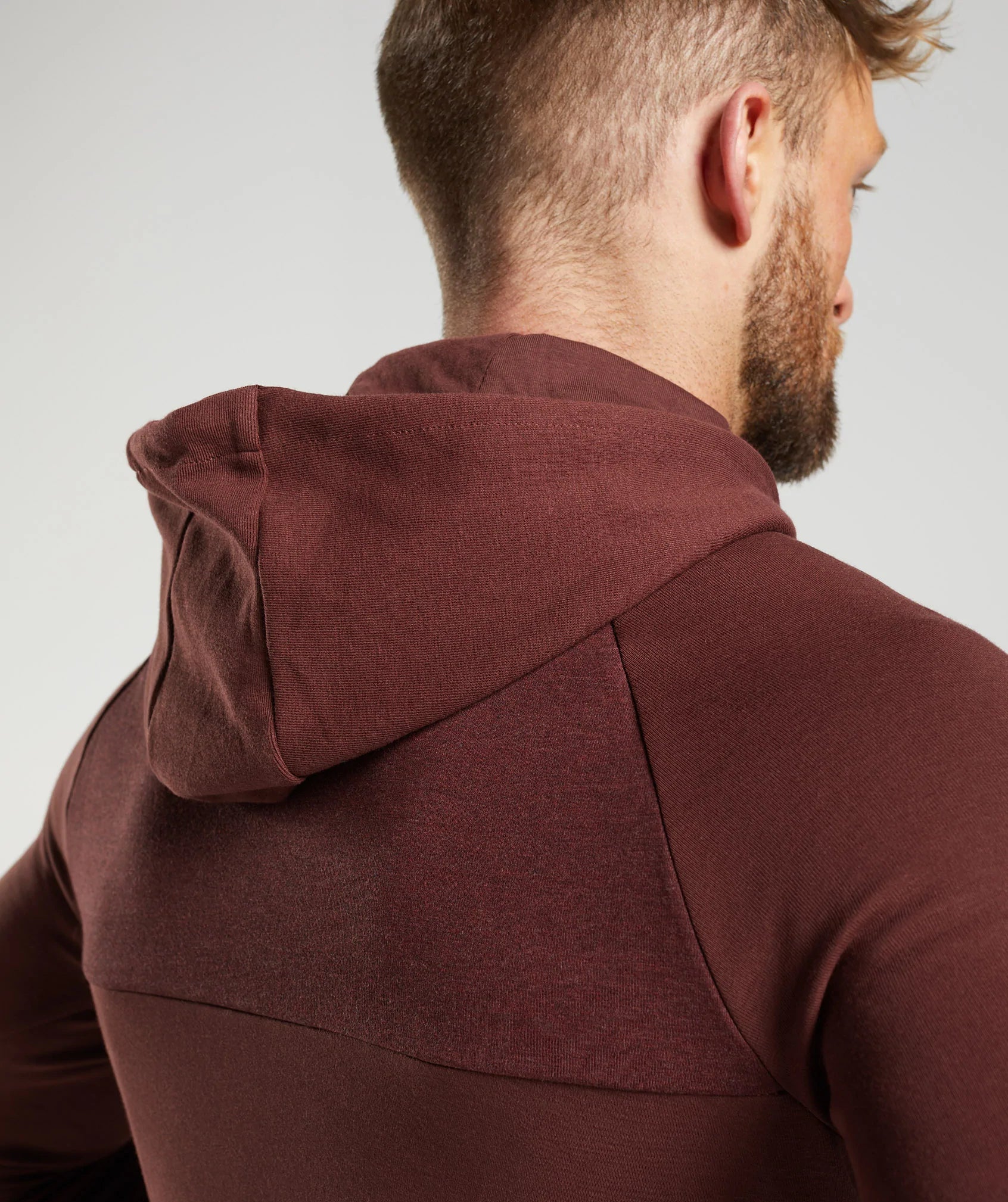 Bold React Hoodie in Cherry Brown