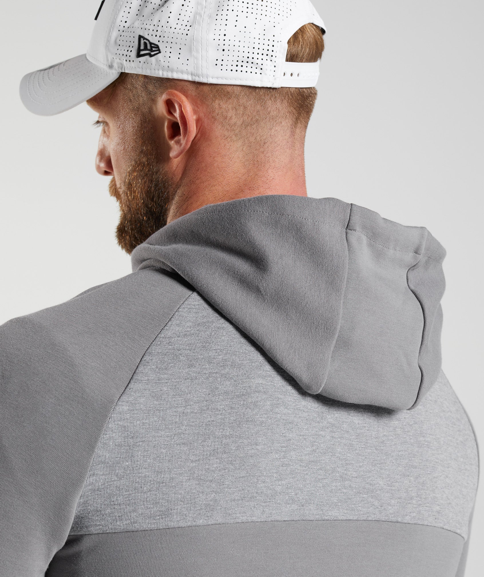 Bold React Hoodie in Coin Grey