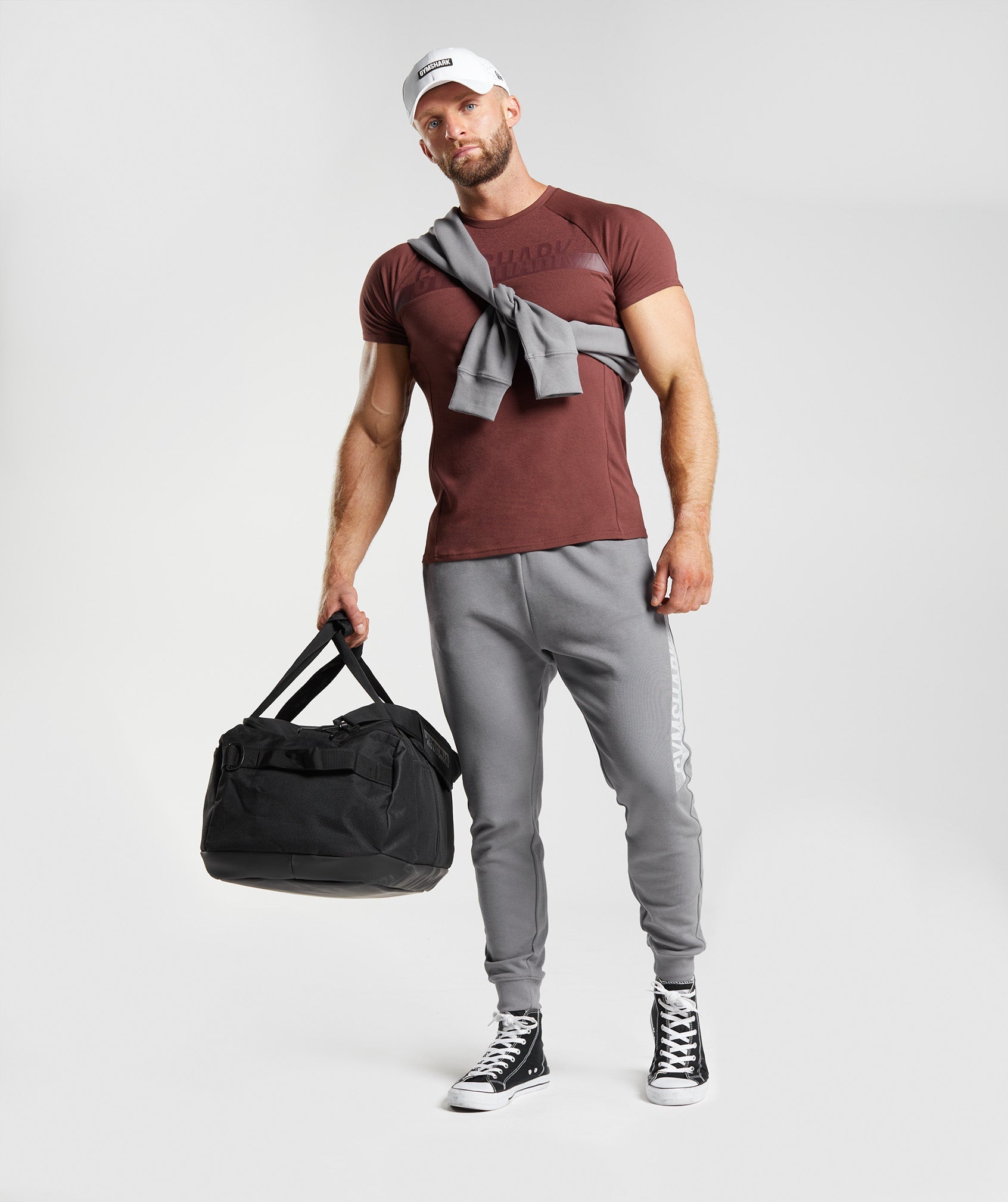 Bold React Joggers in Coin Grey