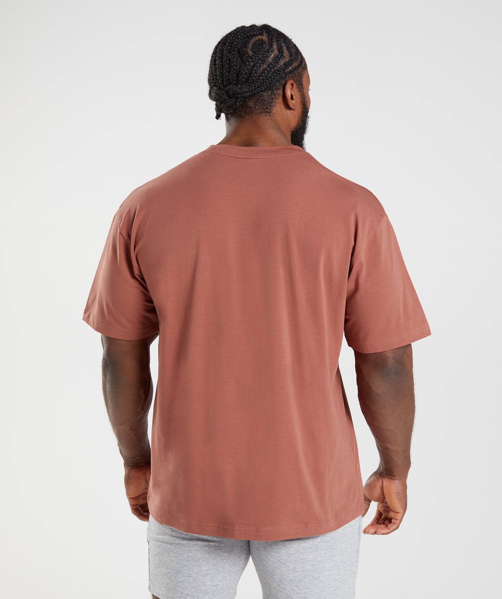 Essential Oversized T-Shirt in Rose Brown