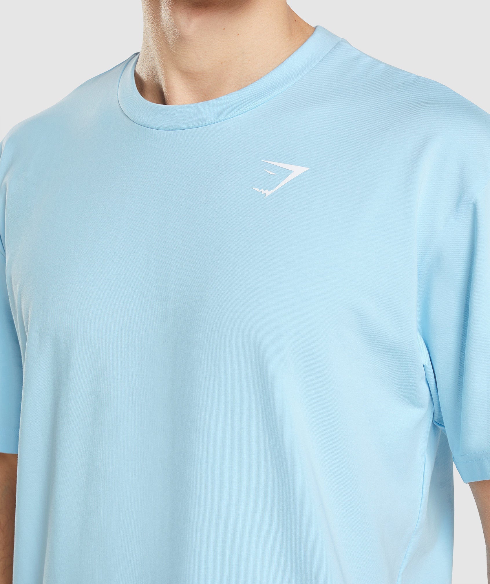 Essential Oversized T-Shirt in Linen Blue