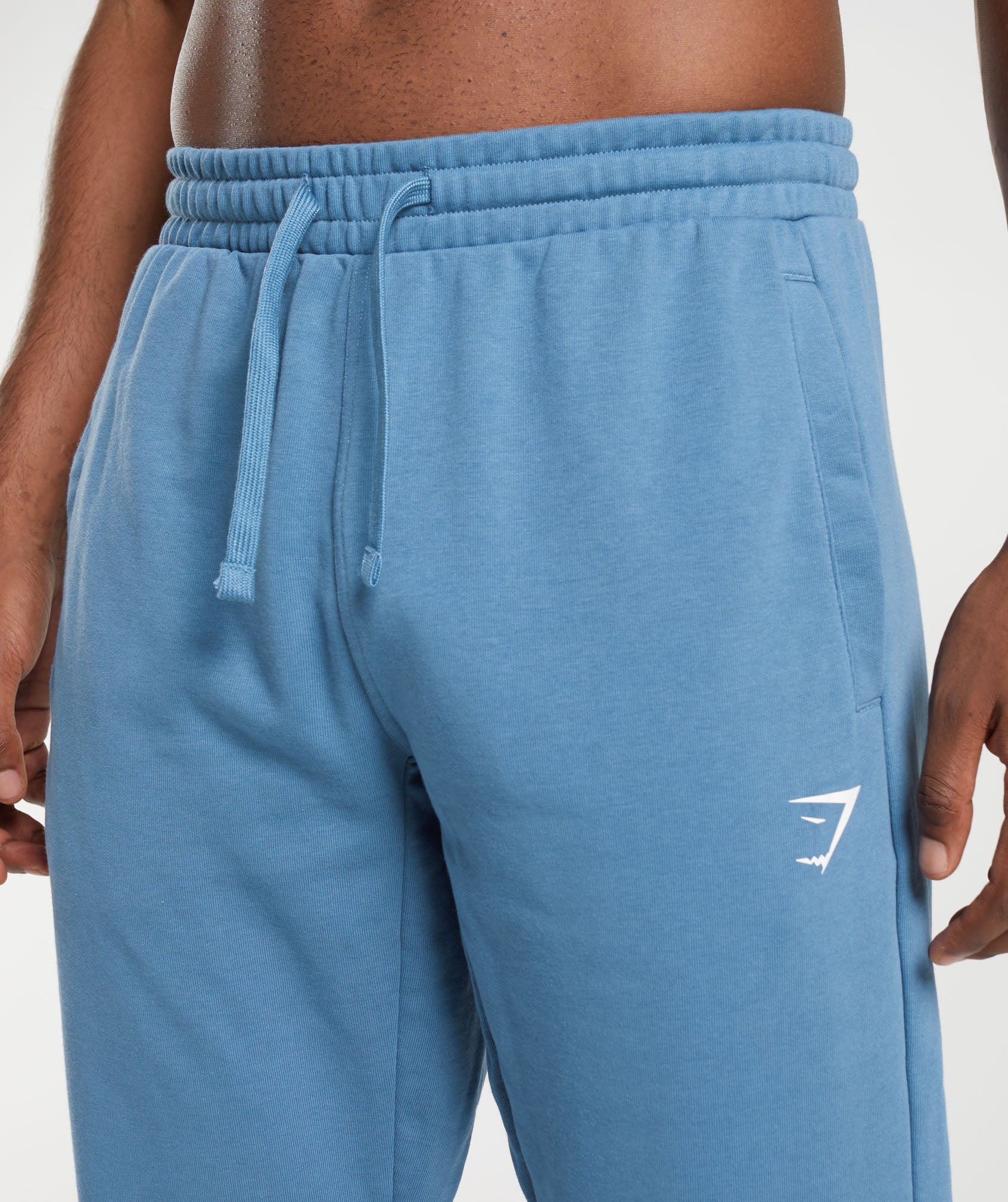 Gymshark Crest Joggers - Iceberg Blue