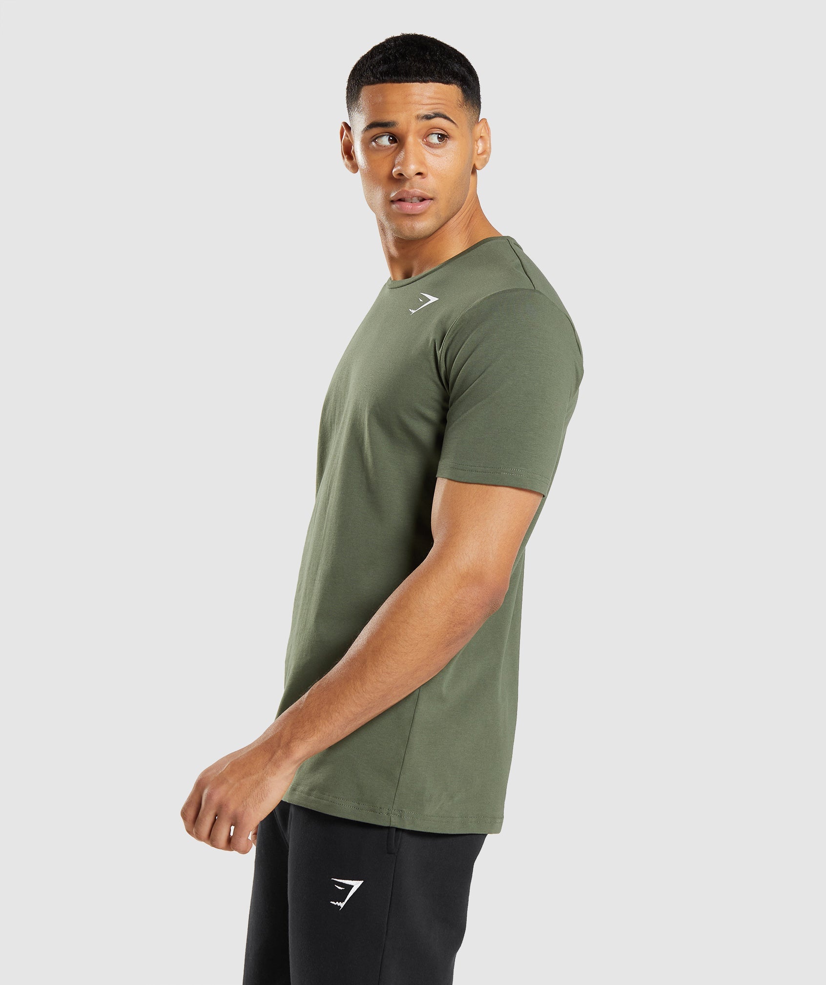 Essential T-Shirt in Core Olive - view 3