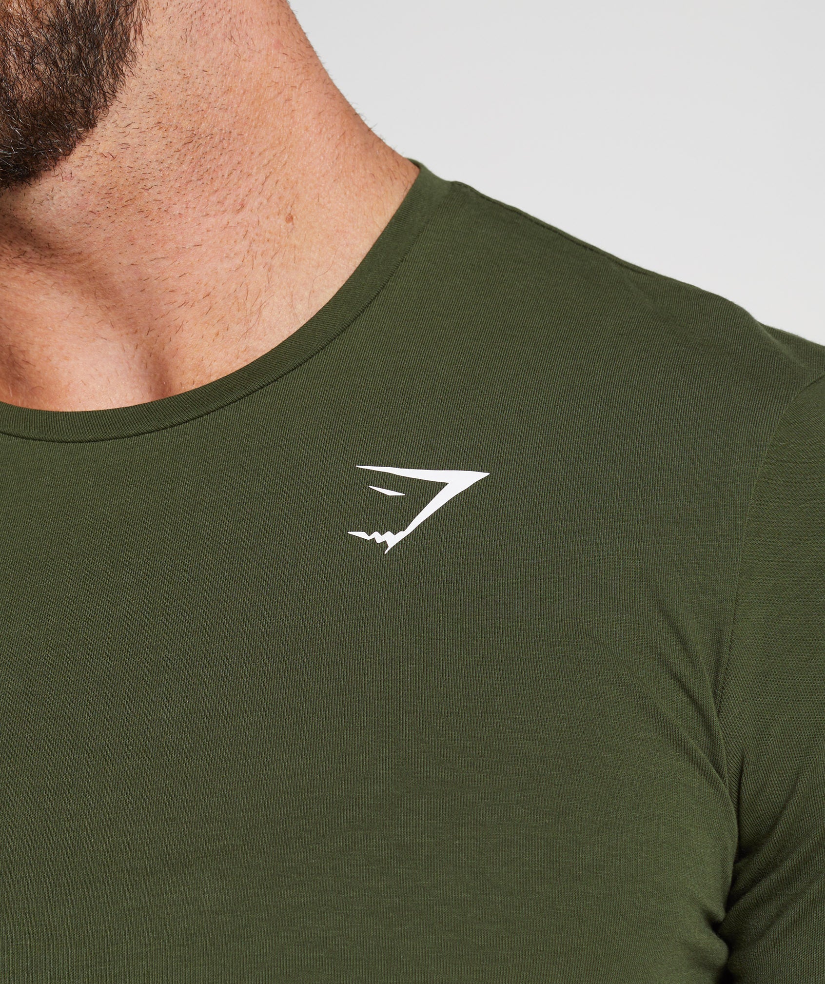 Essential T-Shirt in Moss Olive - view 3
