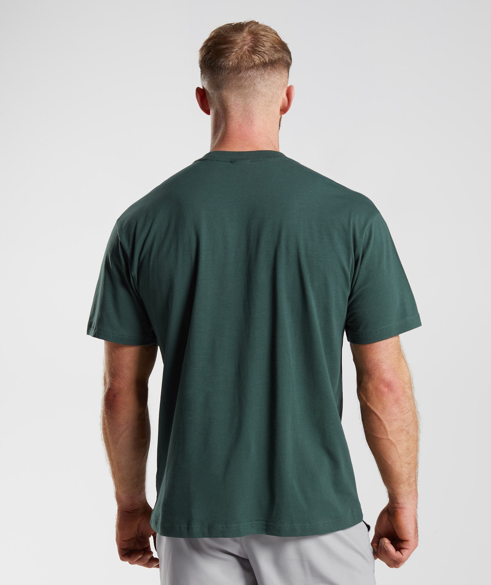 Apollo Oversized T-Shirt in Obsidian Green