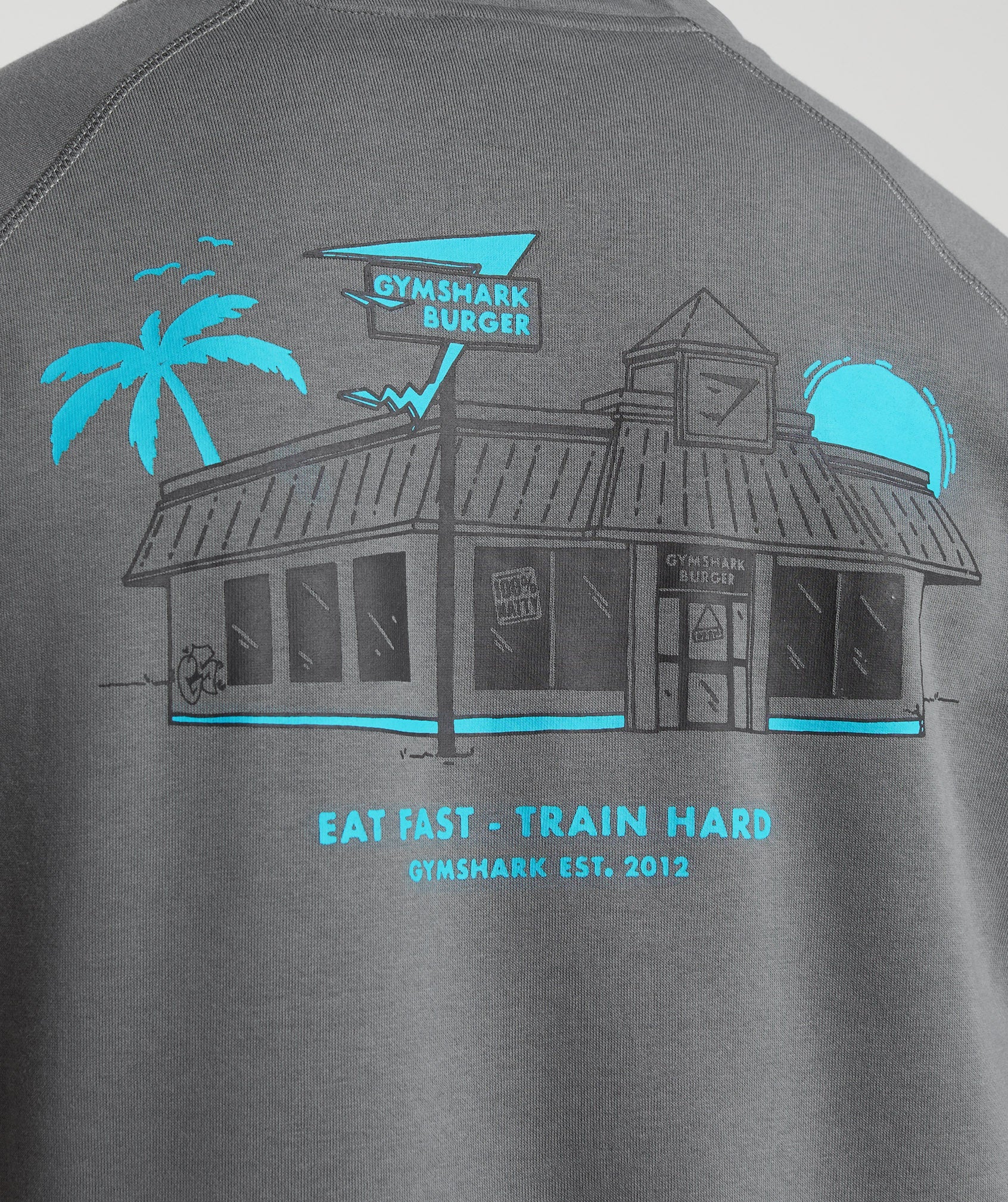 Diner Hoodie in Charcoal