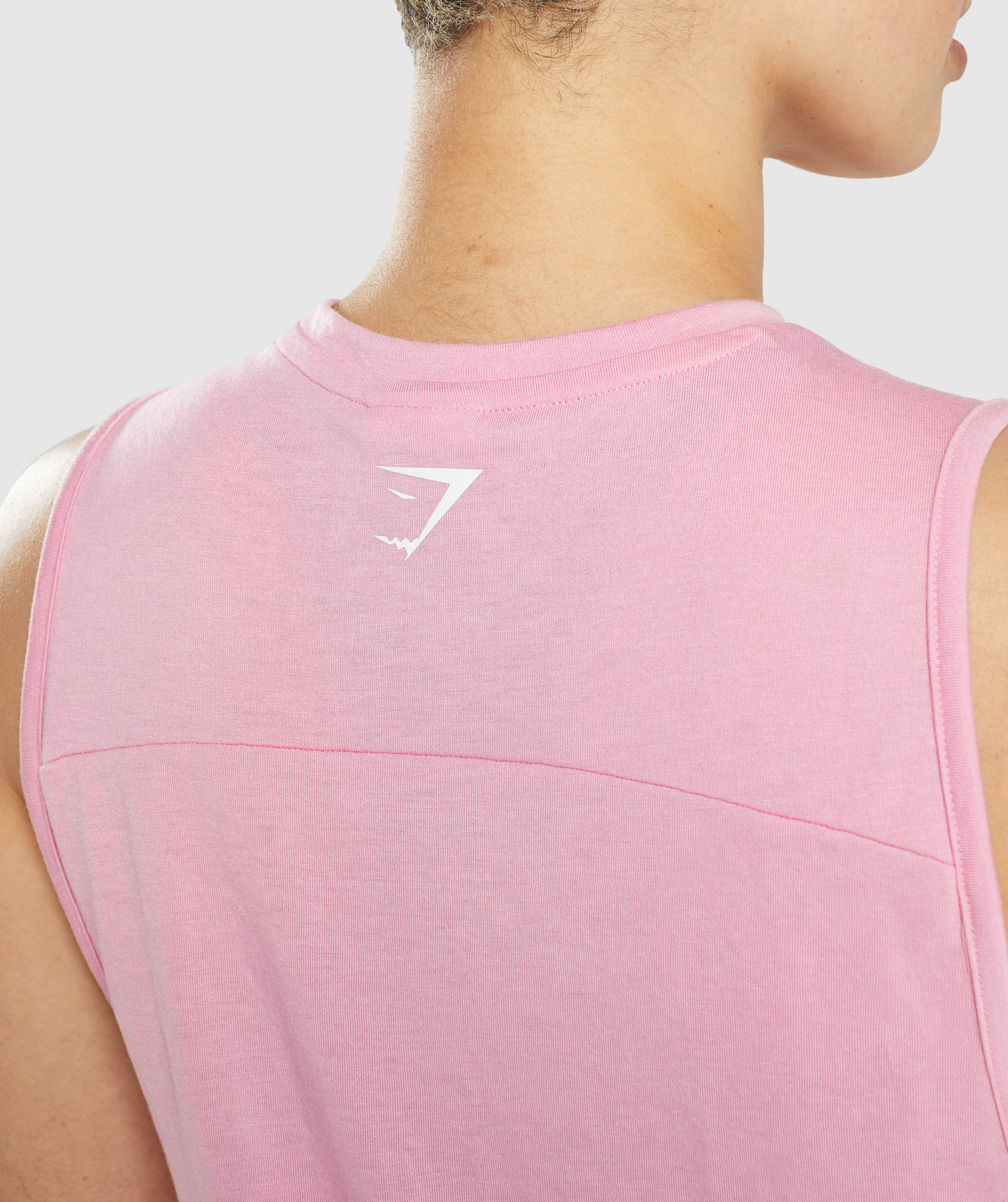 Its All You Drop Arm Tank in Sorbet Pink