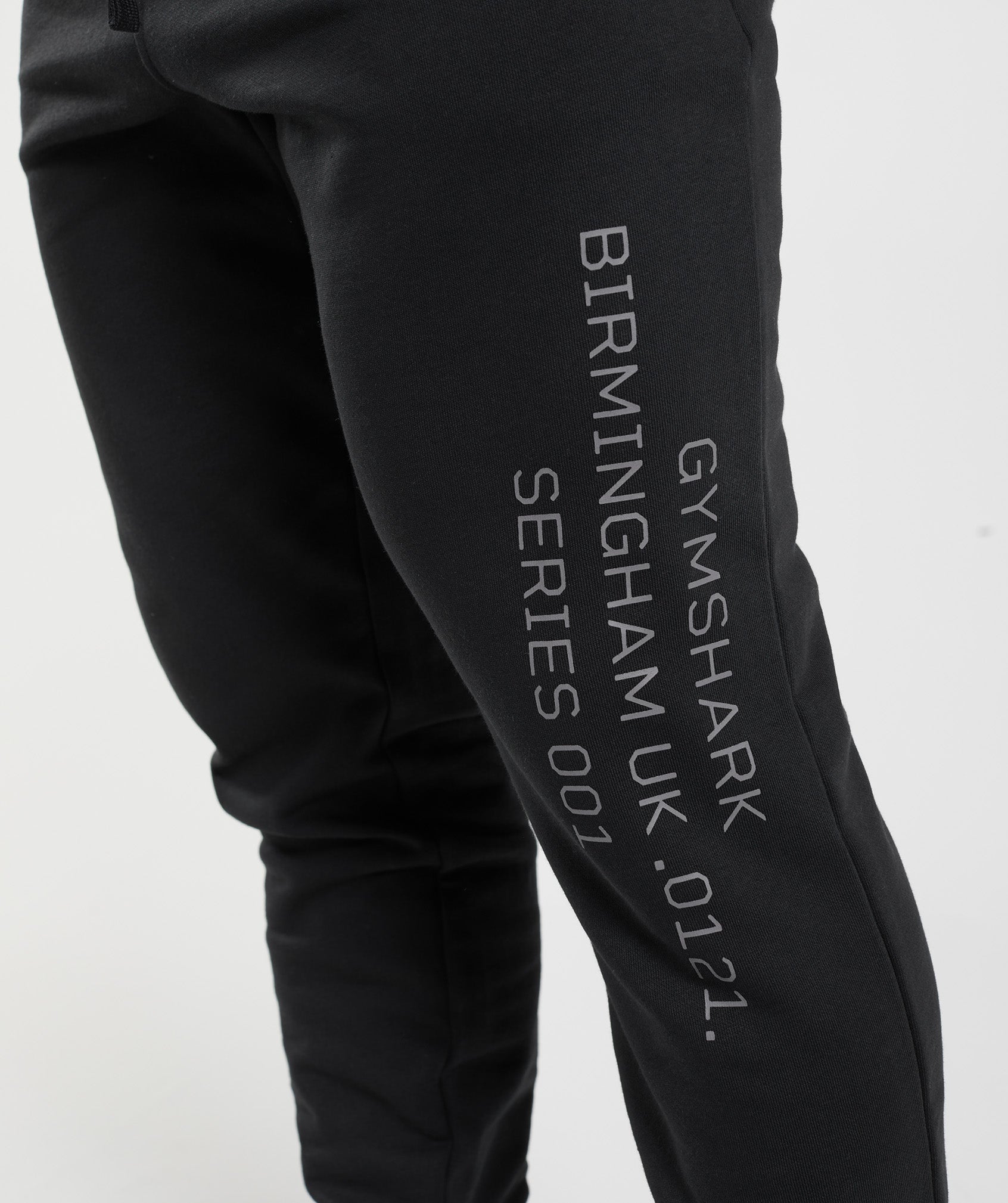 Activated Graphic Joggers in Black