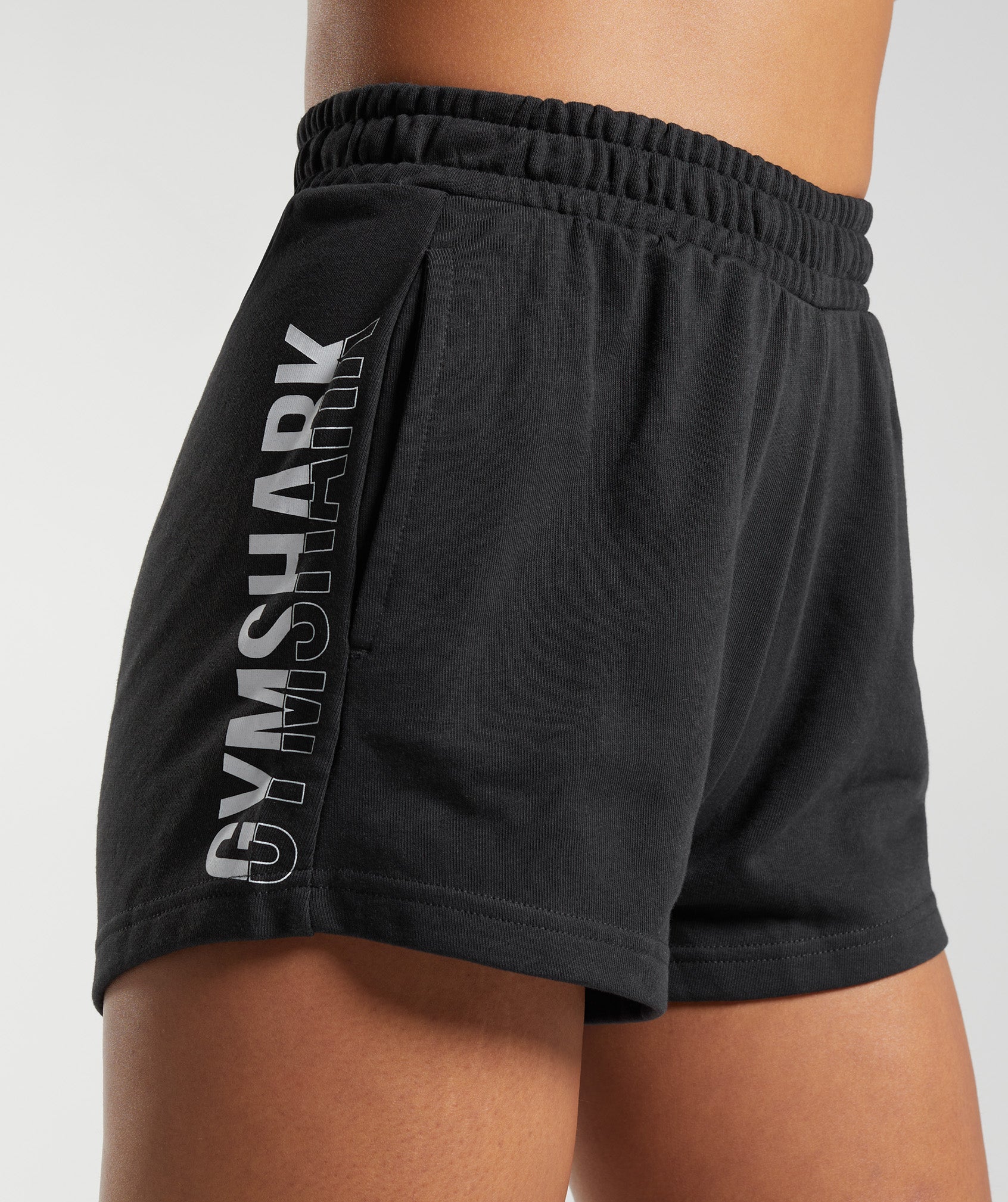 Fraction Sweat Shorts in Black