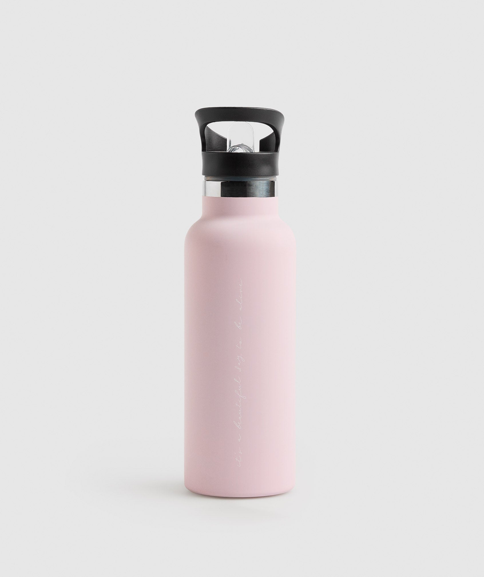 Whitney Flip Straw Water Bottle in Pressed Petal Pink