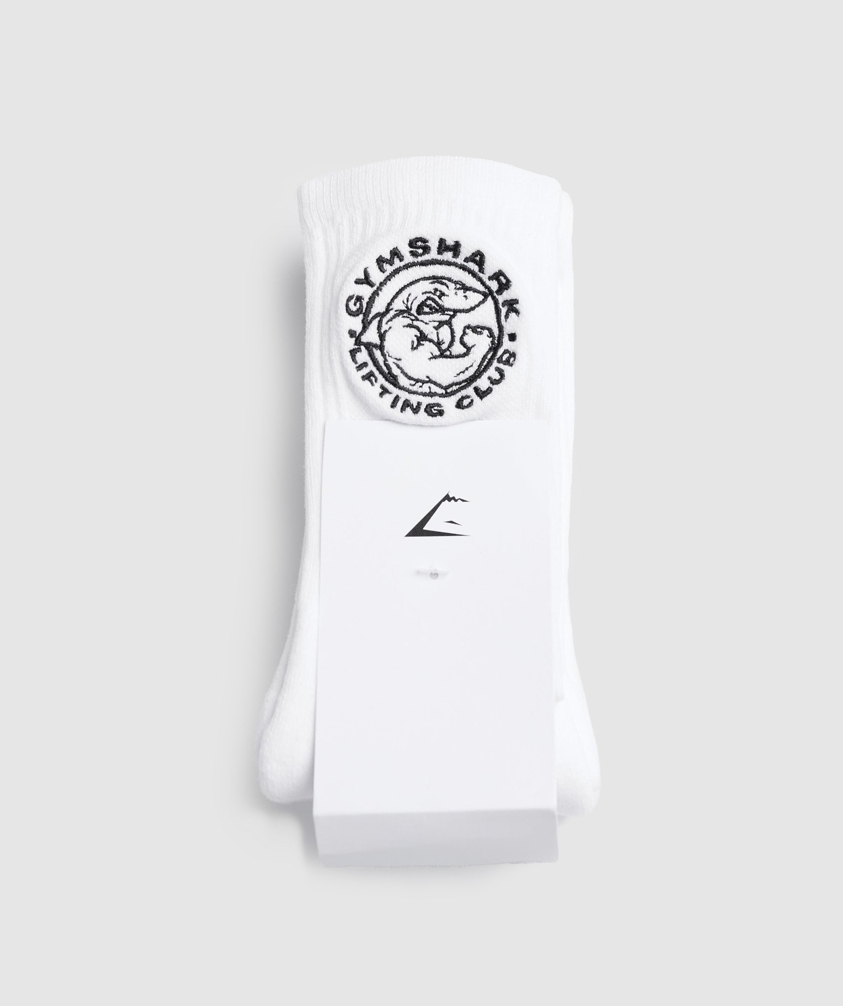 Legacy Crew Socks 2pk in White - view 3