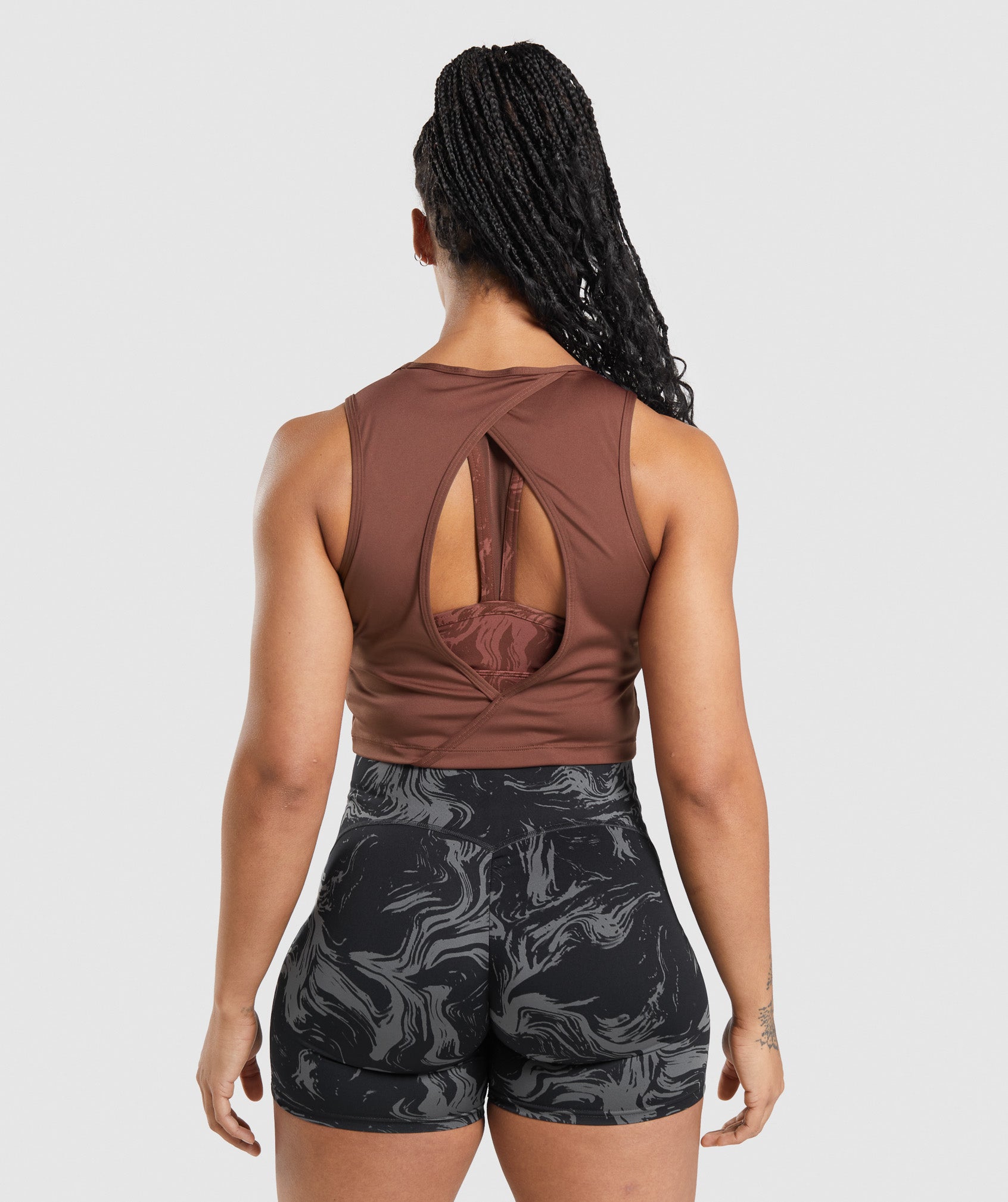 GS Power Open Back Cropped Tank