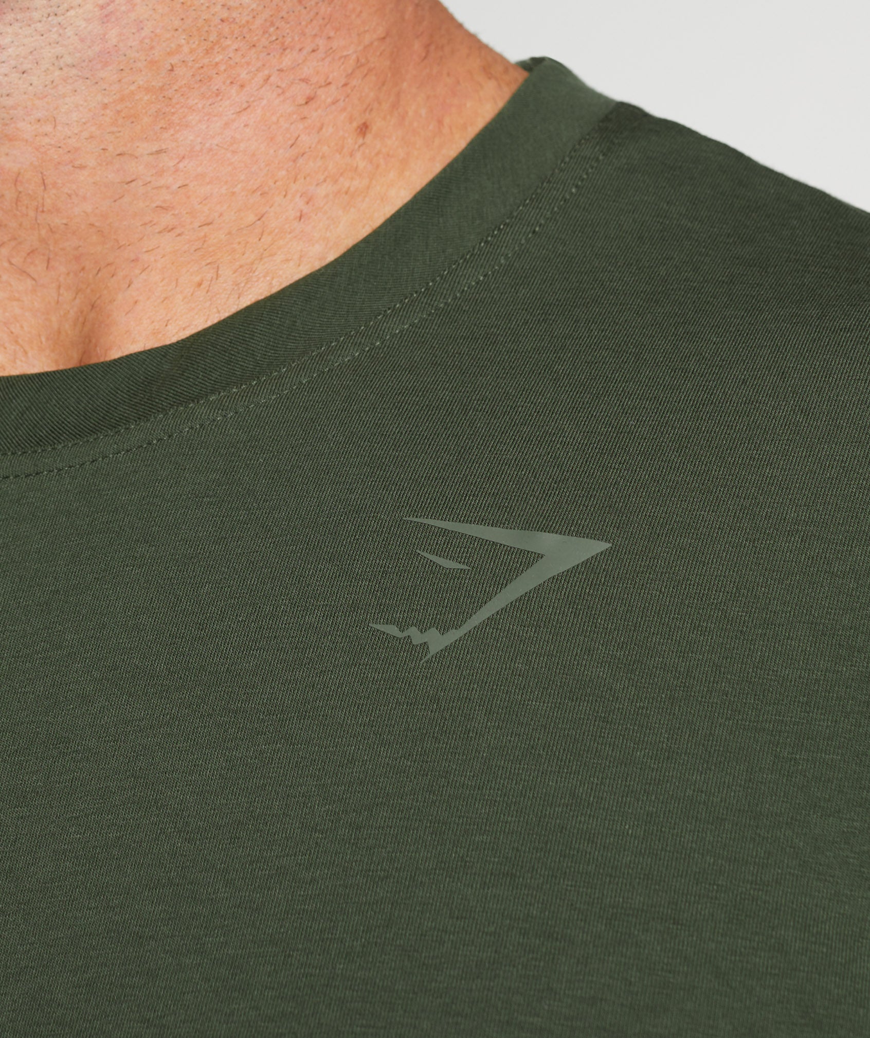 Power T-Shirt in Moss Olive - view 6