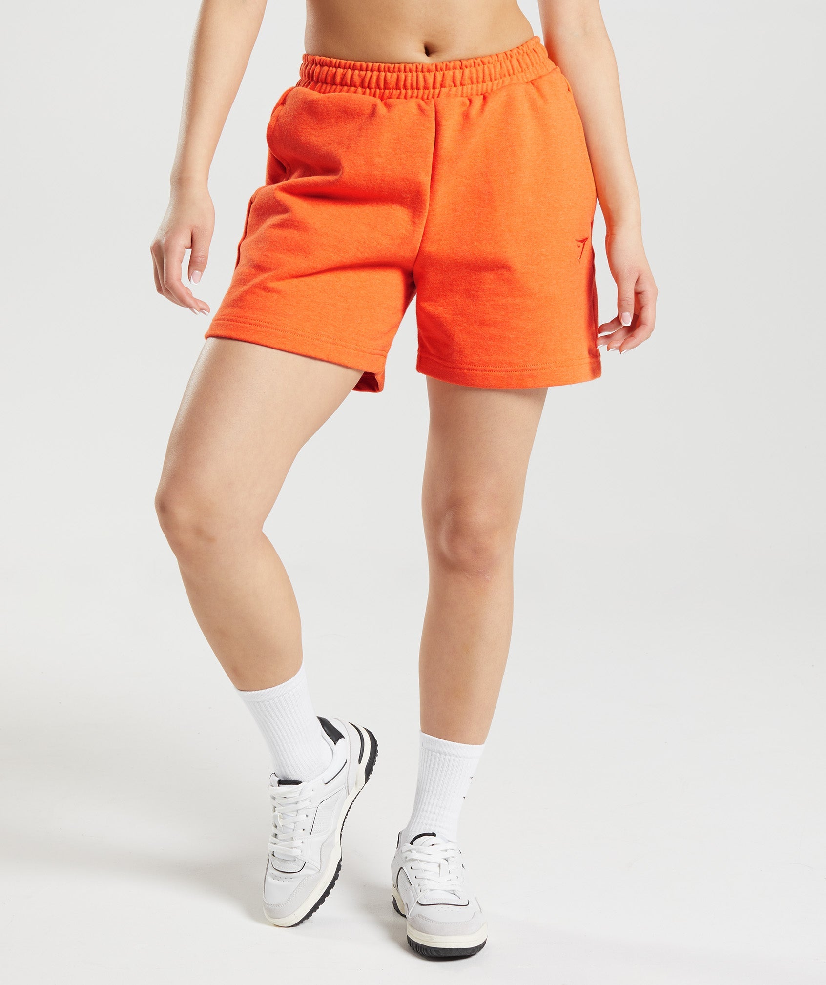 Rest Day Sweats Shorts in Blaze Orange Marl