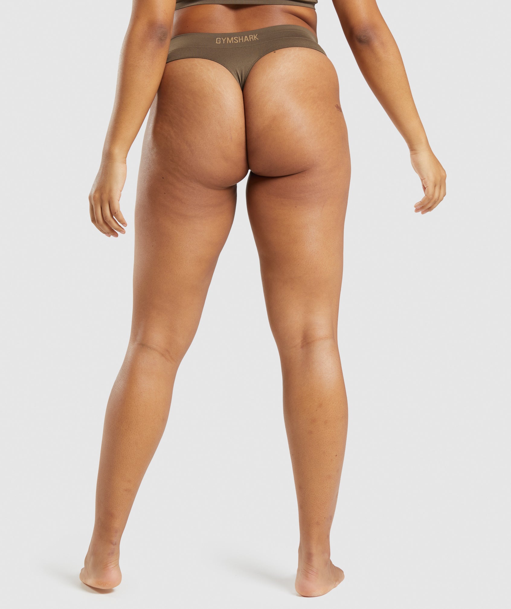 Seamless Thong in Walnut Brown