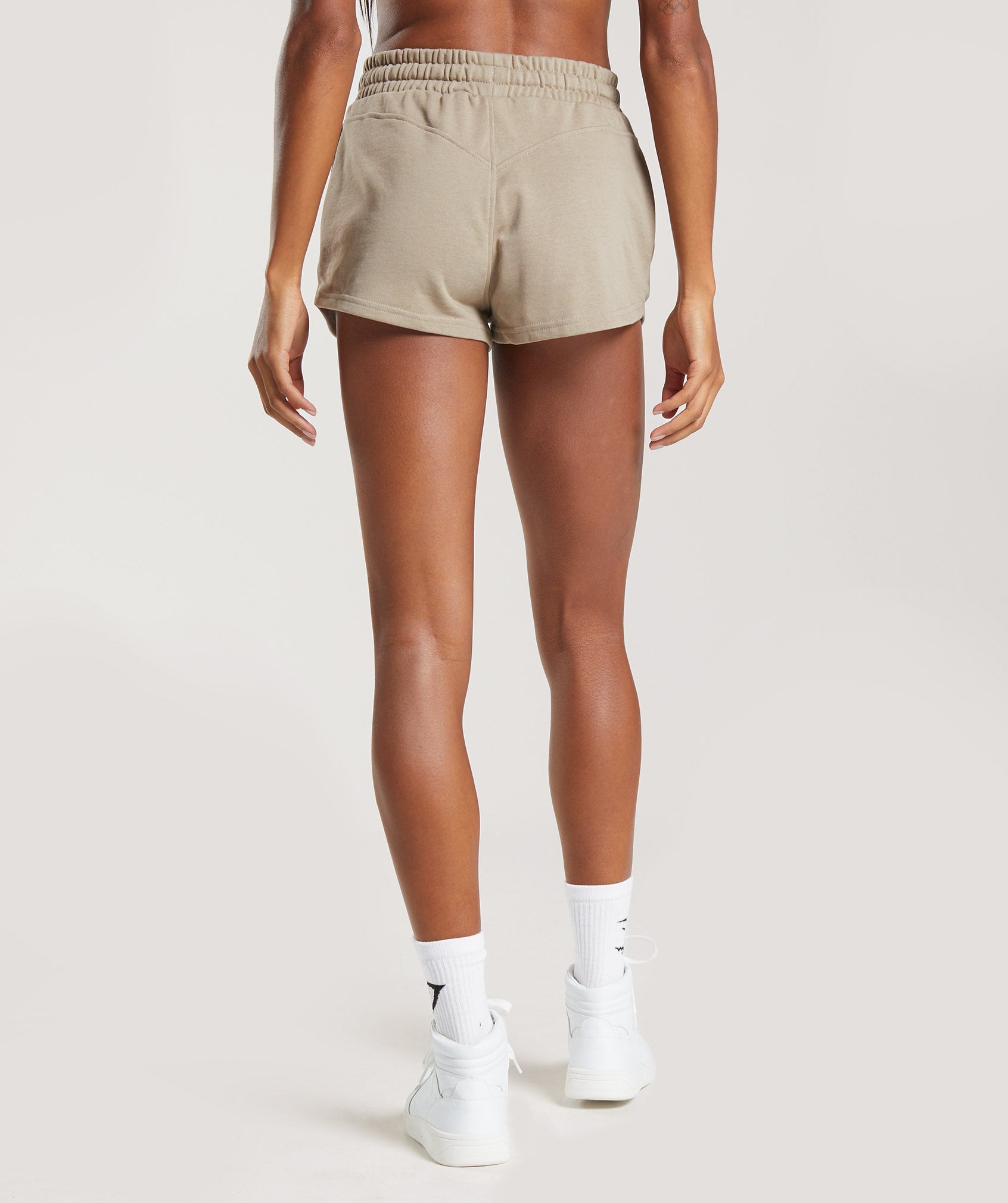 Social Club Shorts in Cement Brown - view 2