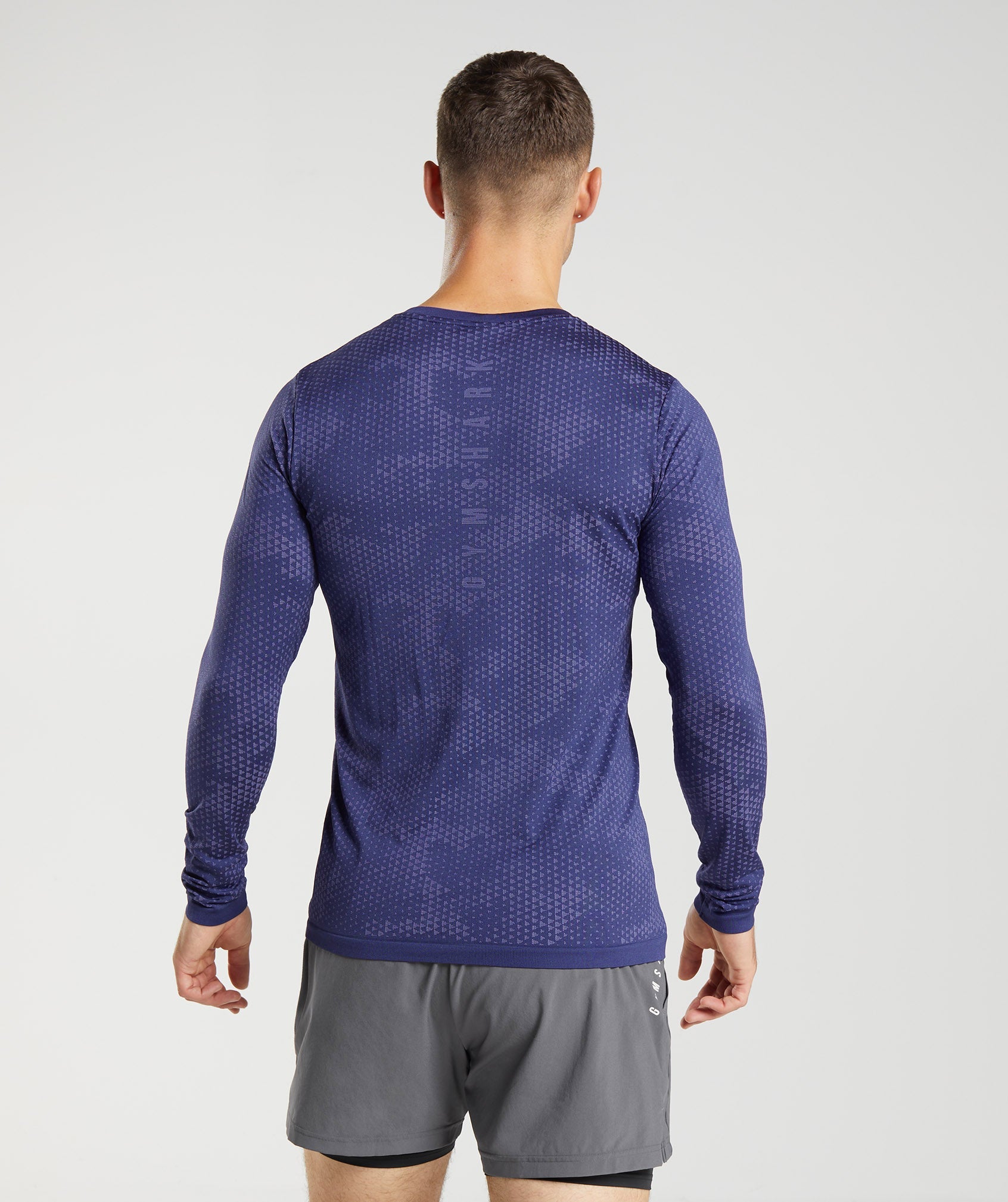 Sport Seamless Long Sleeve T-Shirt in Neptune Purple/Velvet Purple