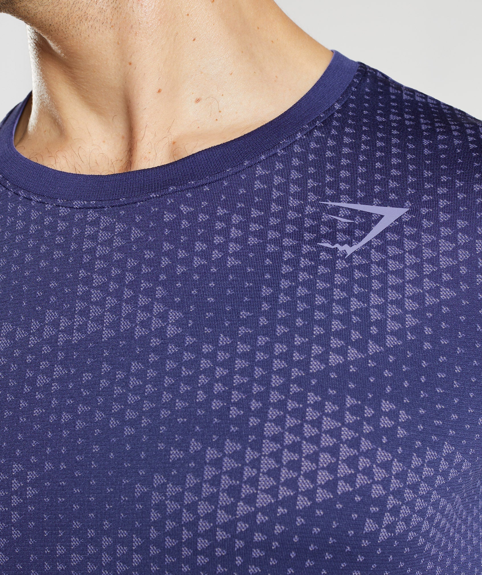 Sport Seamless Long Sleeve T-Shirt in Neptune Purple/Velvet Purple