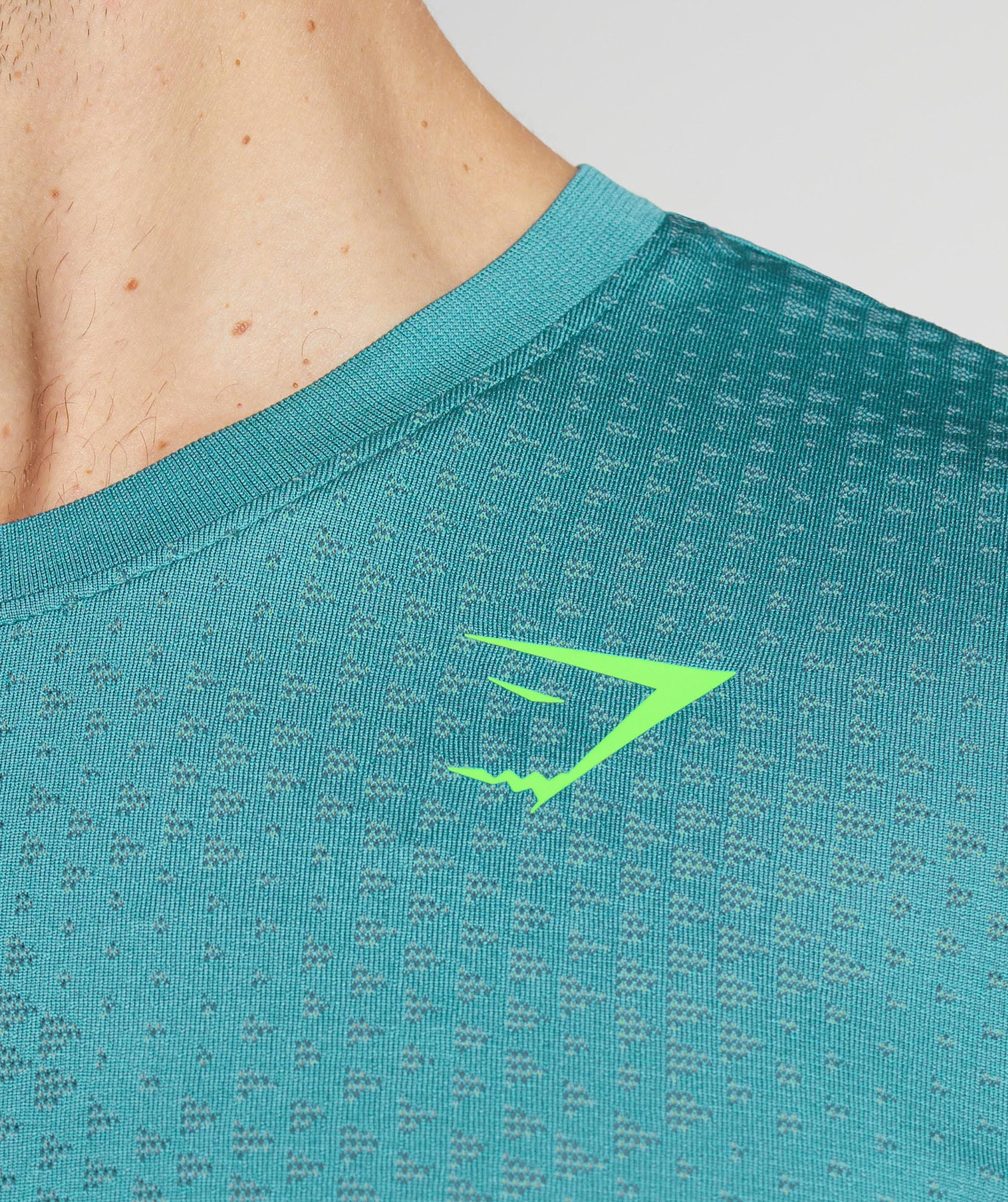 Sport Seamless T-Shirt in Slate Blue/Winter Teal