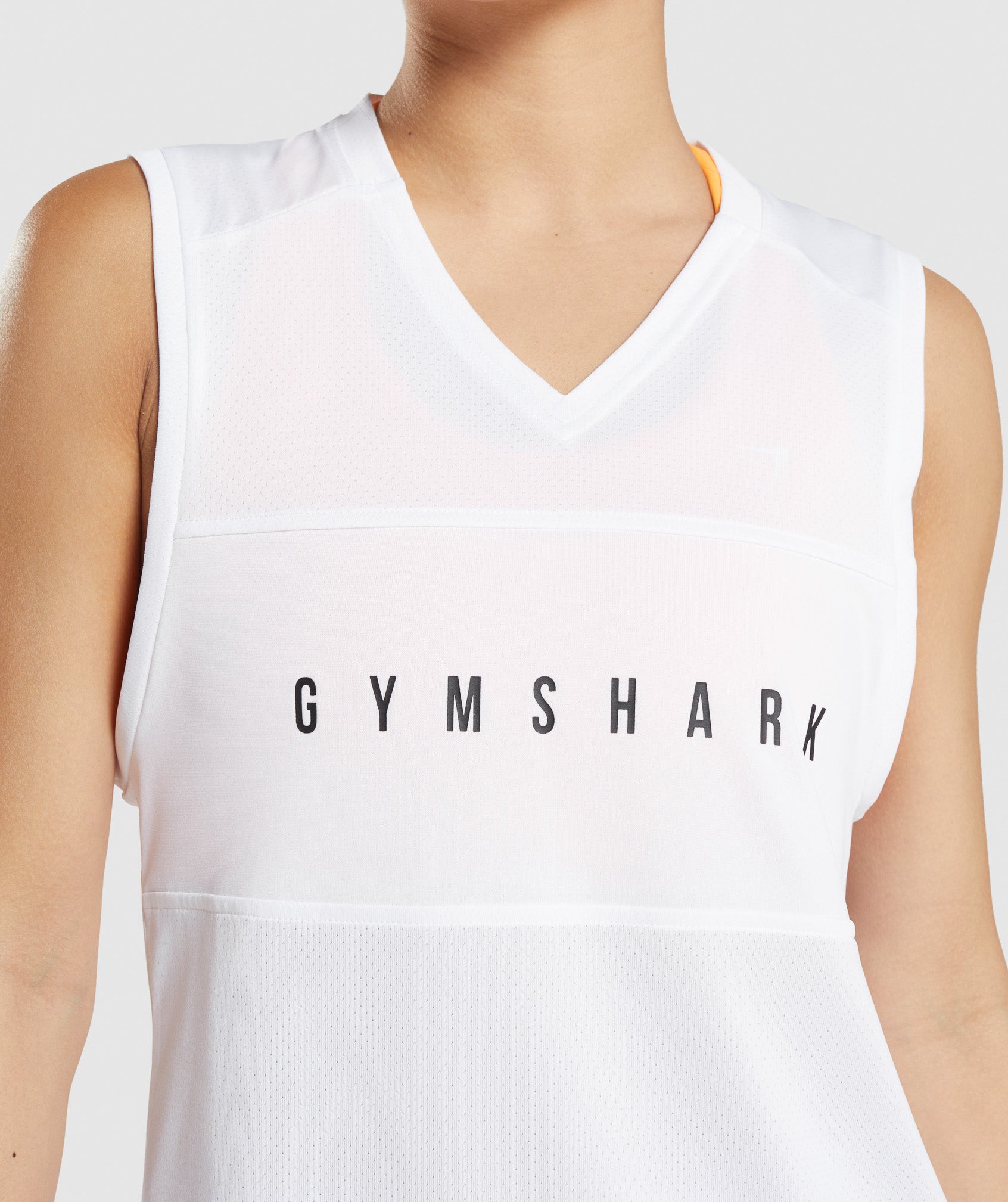 Sport Loose Tank in White