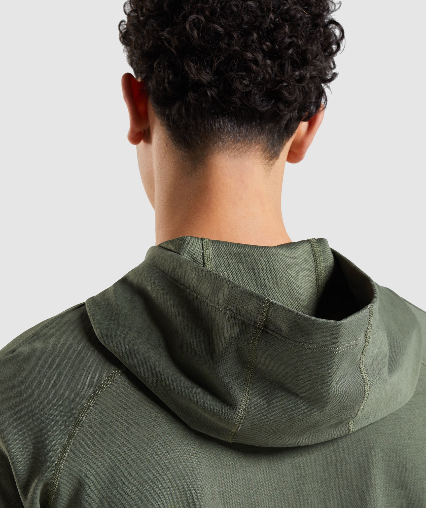 Studio Hoodie in Core Olive - view 5