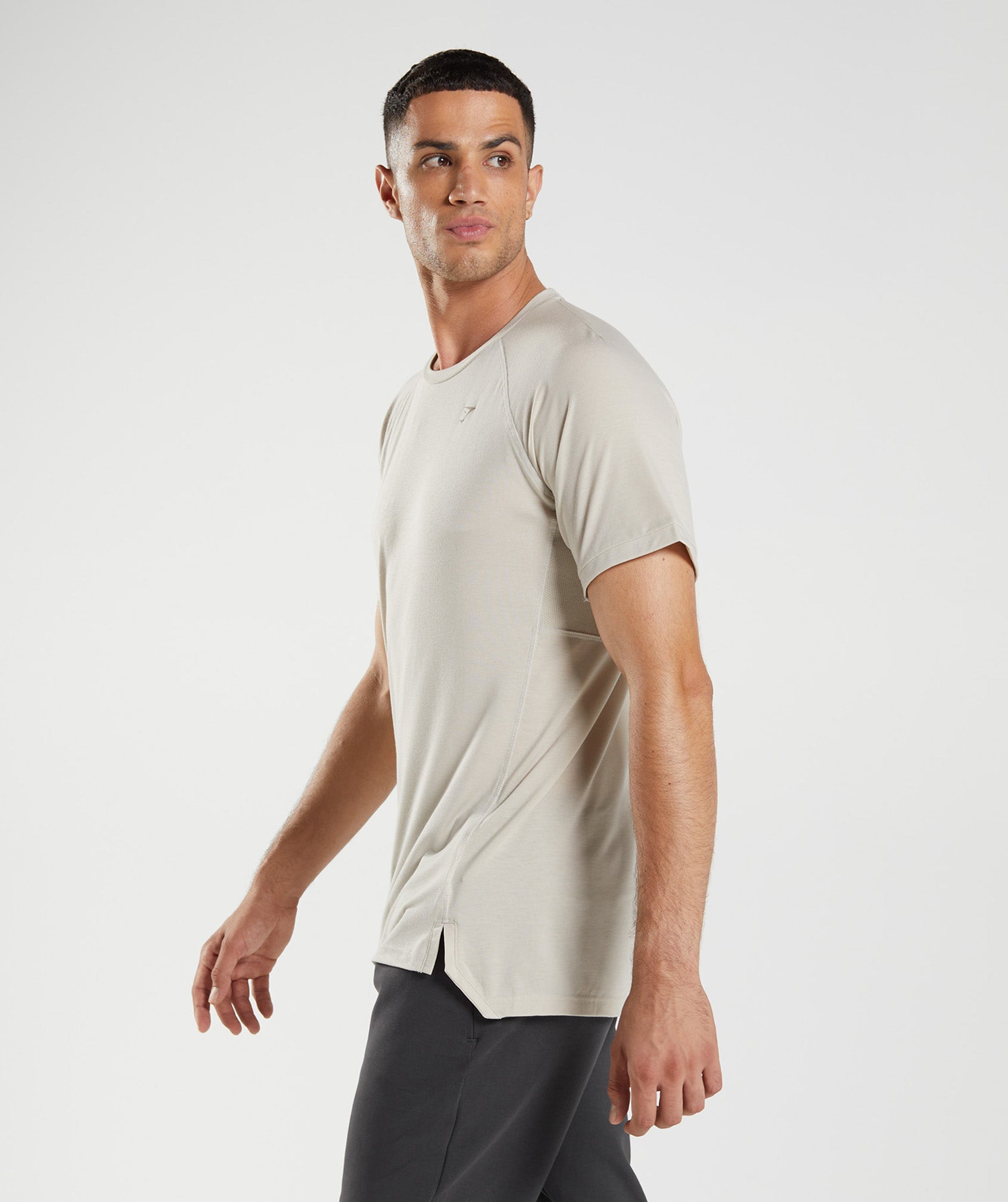 Studio T-Shirt in Pebble Grey - view 3