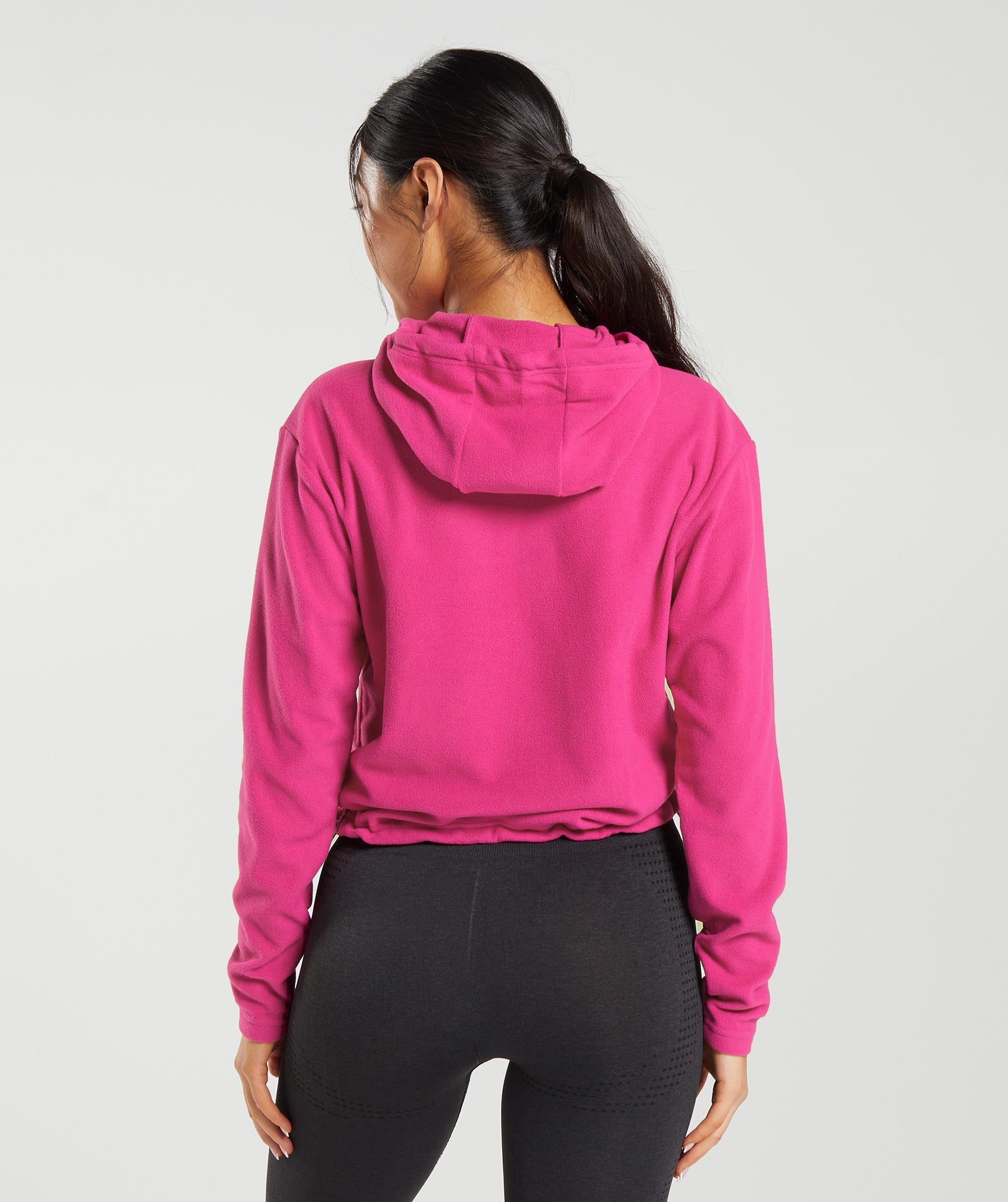 Training Fleece 1/4 Zip in Magenta Pink