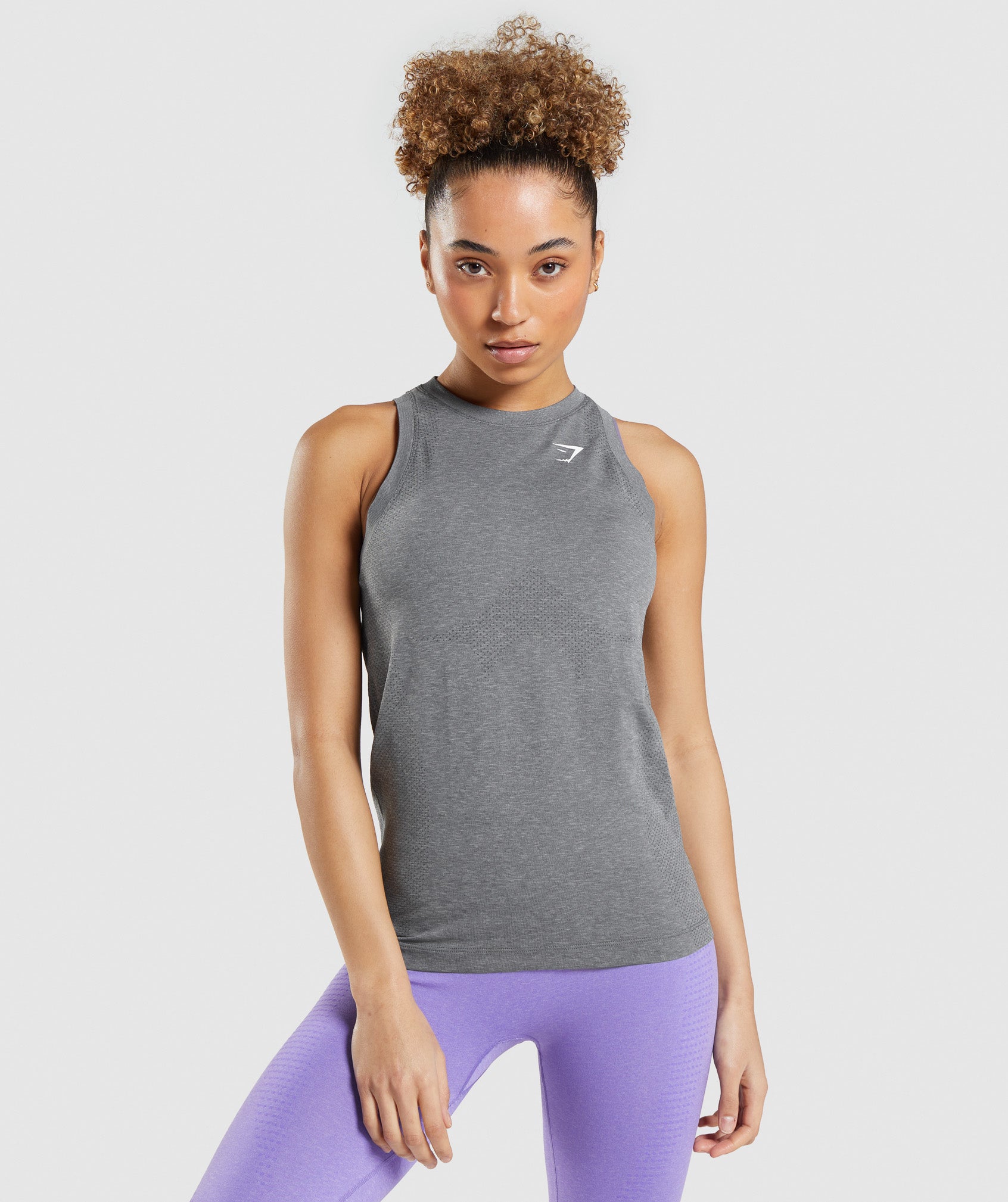 Vital Seamless 2.0 Light Tank in Smokey Grey Marl