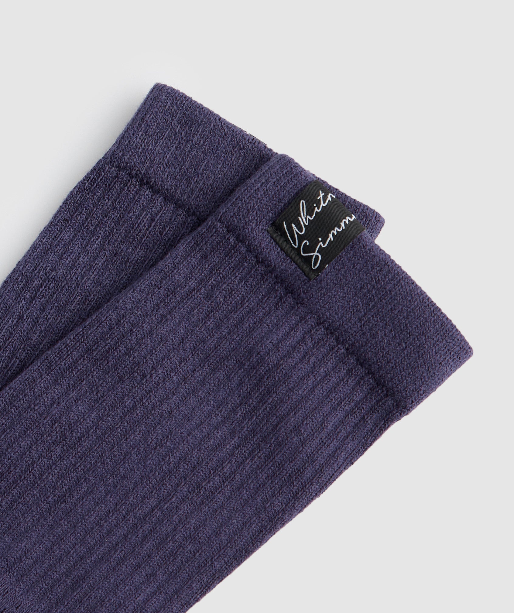 Whitney Tab Crew Socks 1pk in Indigo Navy