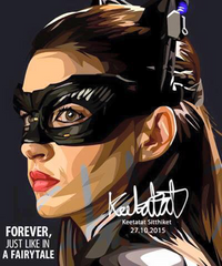 Cat Woman Anna Hathaway DC & Marvel Art Work | Up Next