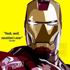 Ironman DC & Marvel Pop Artwork Seasonal Fathers Day Reminder | UpNext Hong Kong