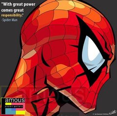 Marvel Spiderman Pop Art Home Decoration Drawing