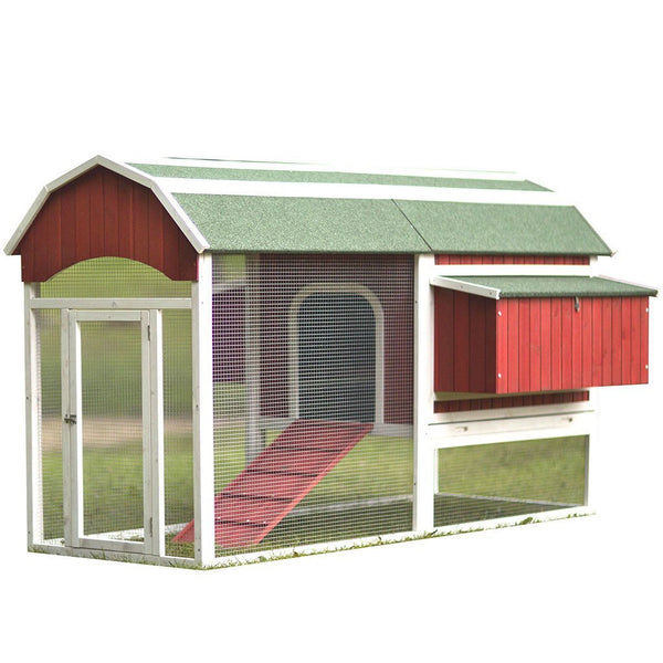  Prevue Pet Products Large Red Barn Chicken Coop 8-10 hens 