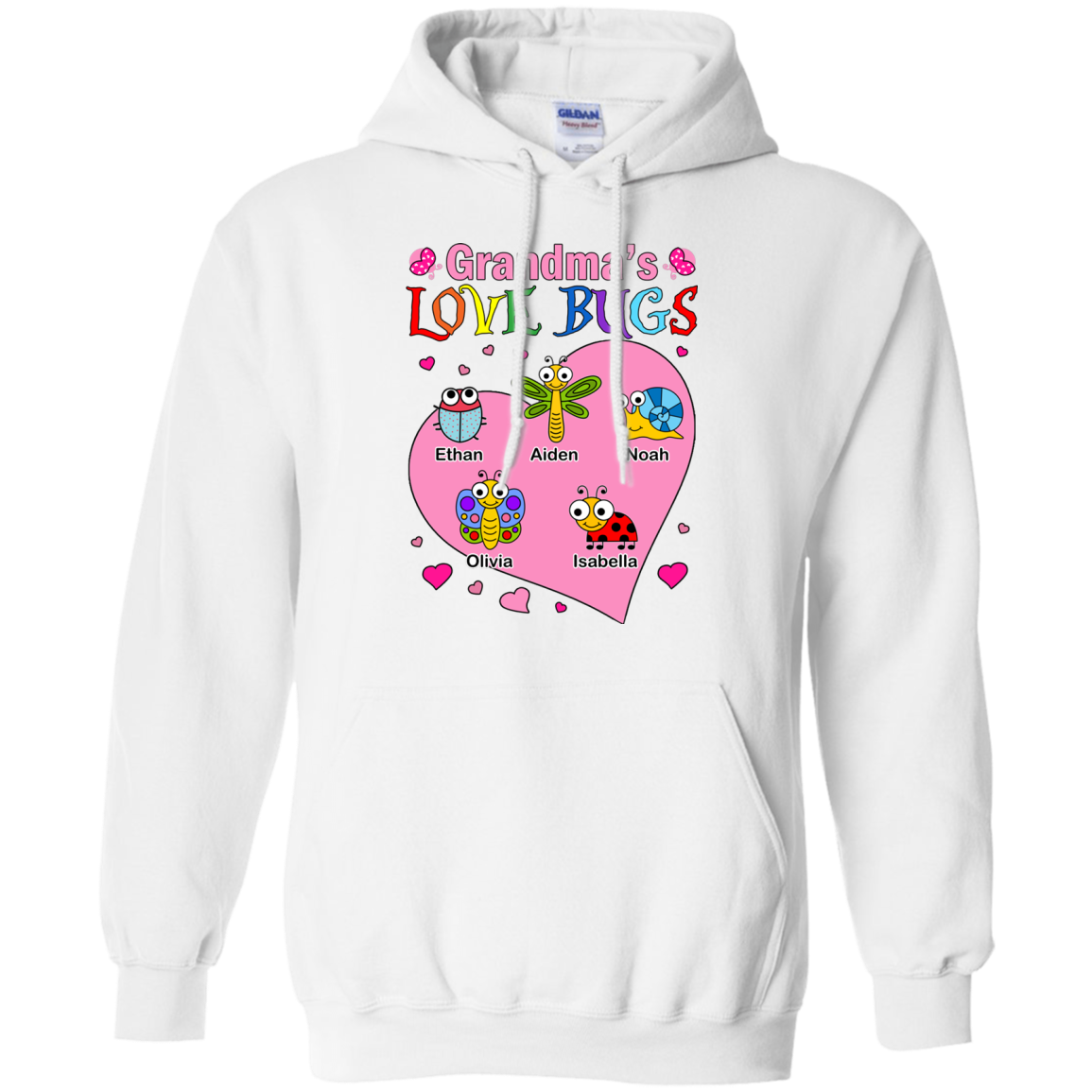 Download Grandmas Love Bugs Personalized T-shirts Hoodie ...