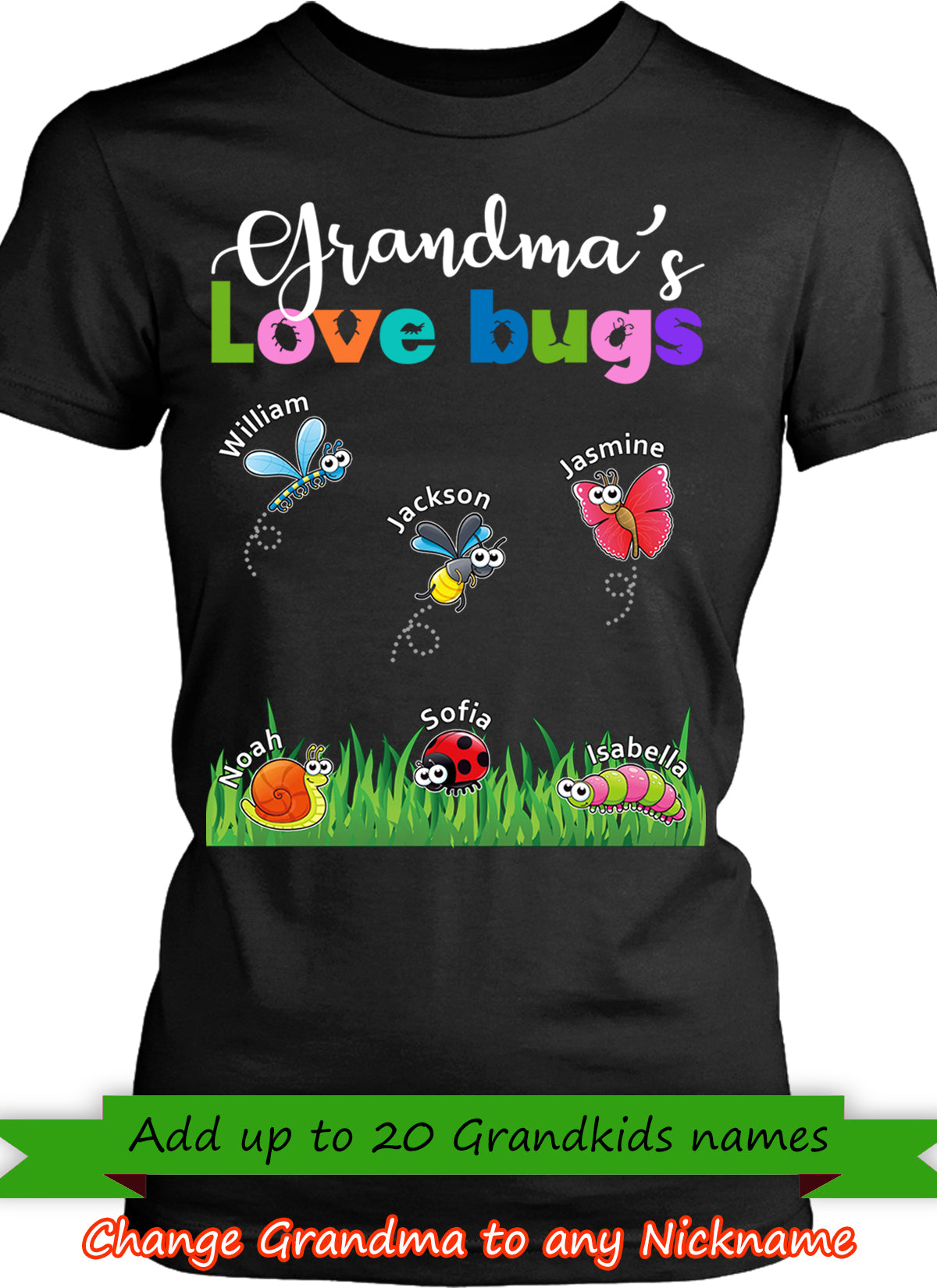 personalized grandma sweatshirts embroidered