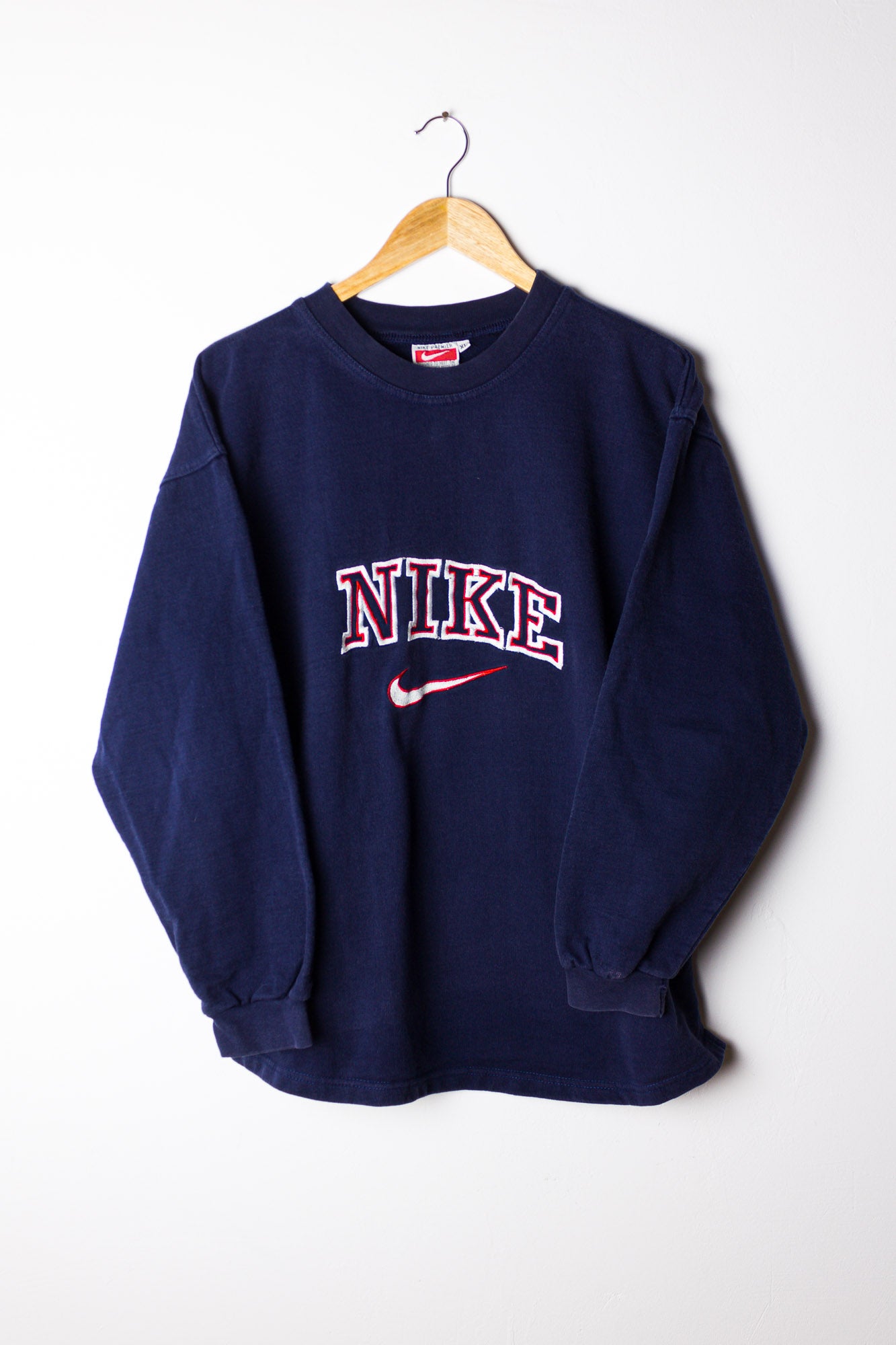 vintage nike sweatshirt light blue