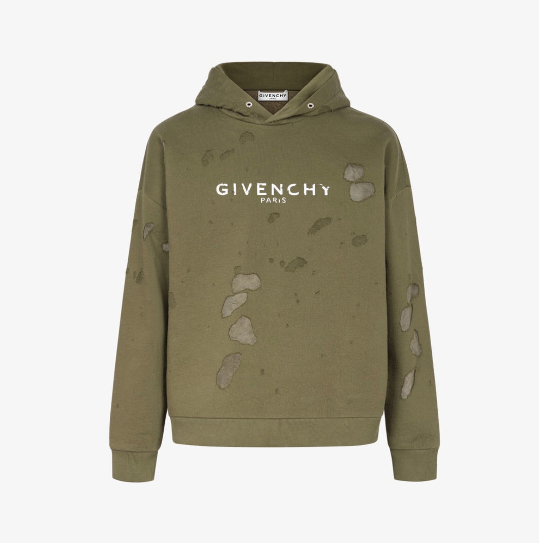 givenchy green hoodie