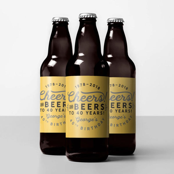 Beer Inspired Custom Beer Ingredients Sticker Display 
