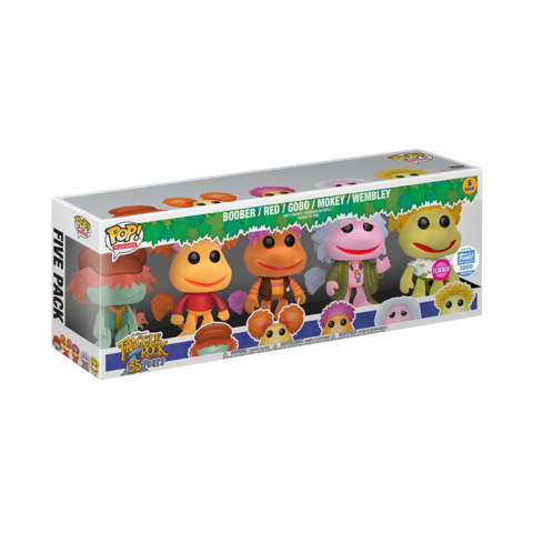 Fraggle Rock - Flocked Fraggle Rock - 5 Pack