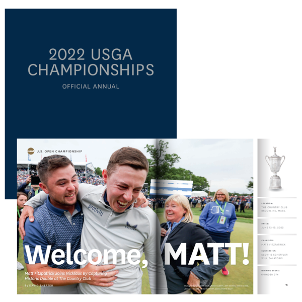 2022 USGA Championships Official Annual USGA Publications