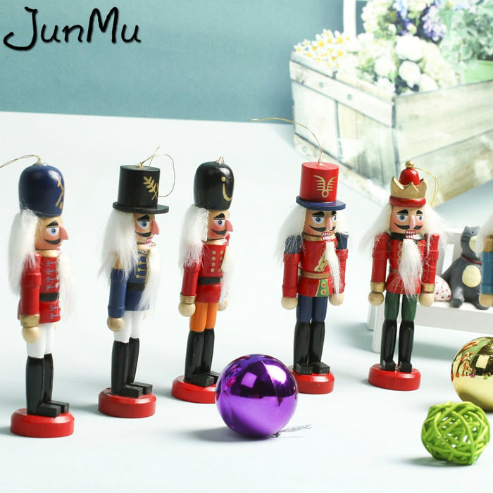 wooden nutcracker christmas tree ornaments